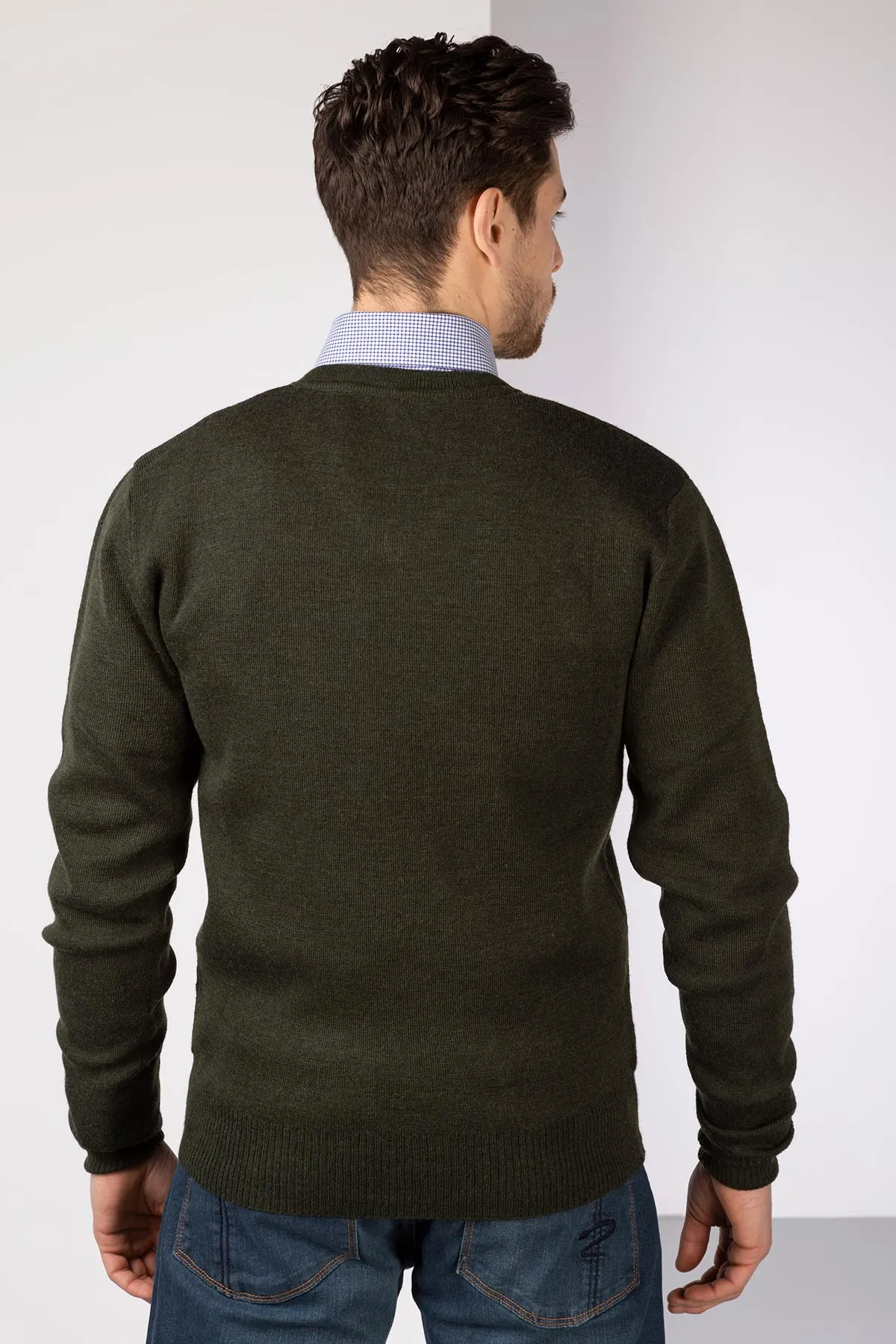 Men's Wykeham Pheasant V Neck Shooting Jumper