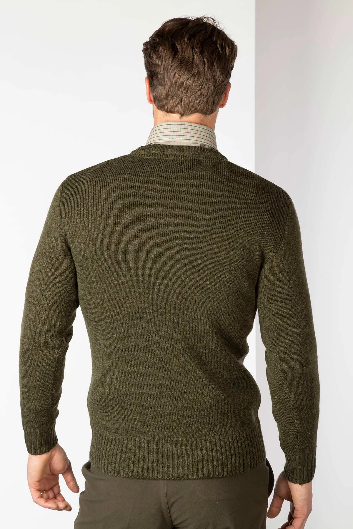 Men's Wykeham Pheasant V Neck Shooting Jumper