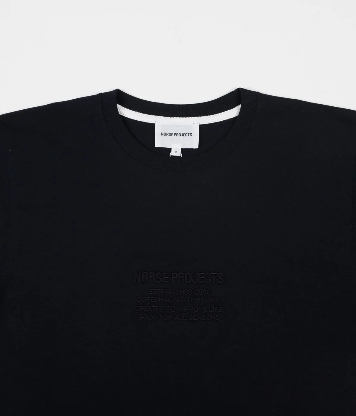 Norse Projects Niels Norse Projects Logo T-Shirt - Dark Navy