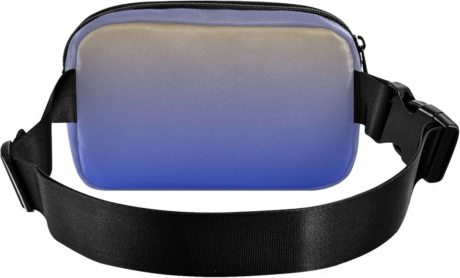 Ombre Yellow Ultramarine Gradient Fanny Pack for Women Waterproof Hip Bag Belt Pouch Cute Travel Waist Pouch