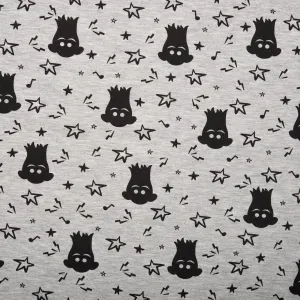 Printed knit - IMA-GINE F22 - Trolls - Grey