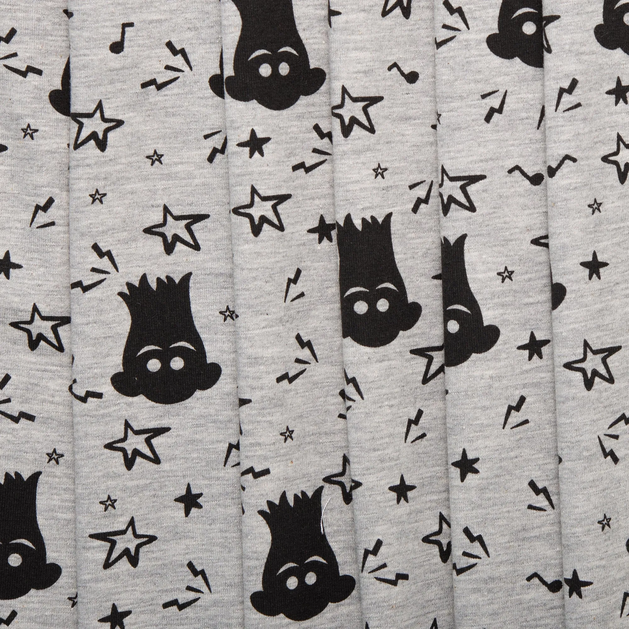 Printed knit - IMA-GINE F22 - Trolls - Grey