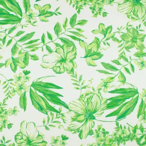 Printed Rayon & Linen - TOBAGO - 012 - Green