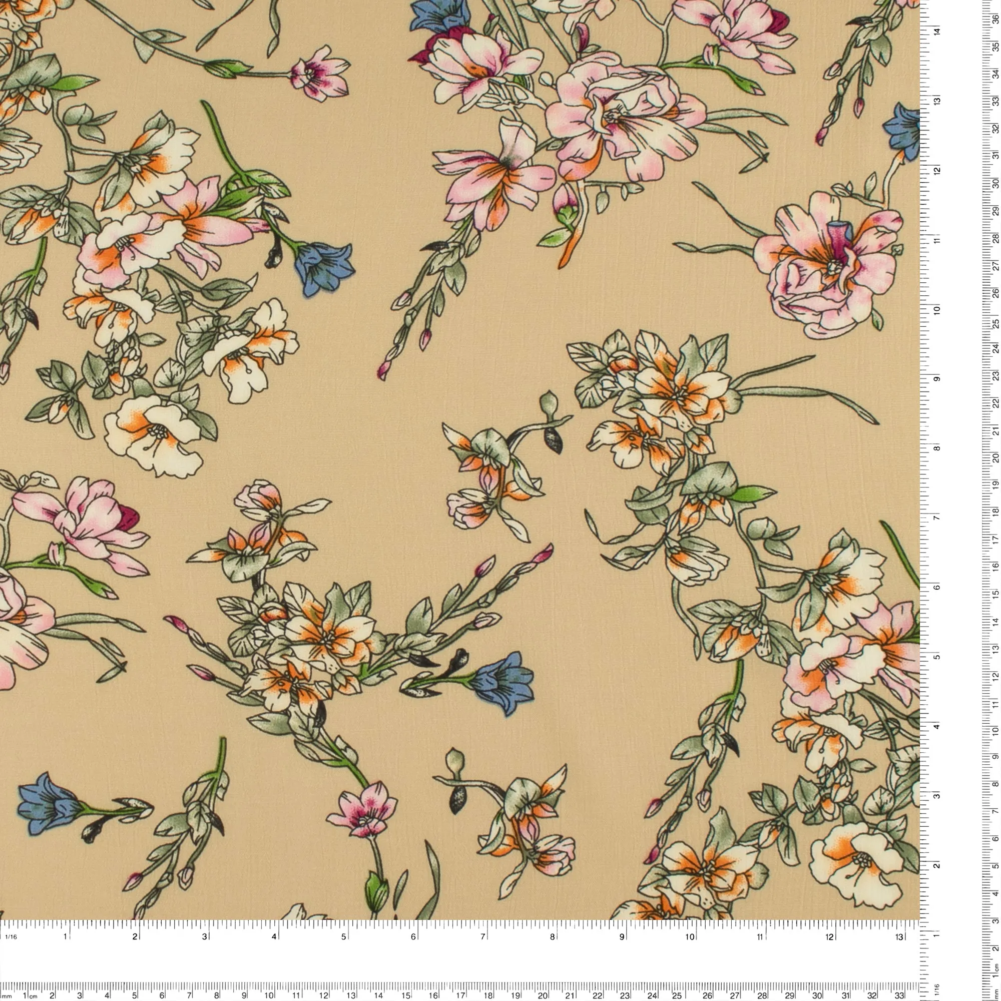 Printed Rayon Yoryu - TALIA  020 - Sand