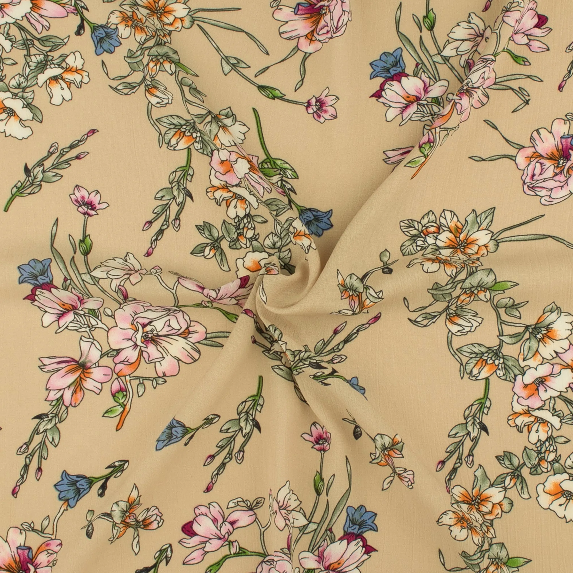 Printed Rayon Yoryu - TALIA  020 - Sand