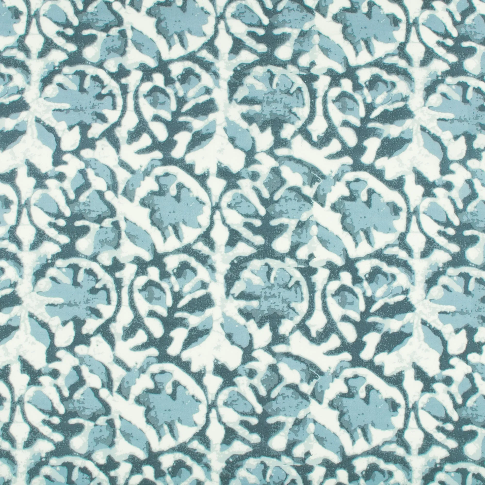 Printed Voile - SILVIA - 027 - Grey Blue