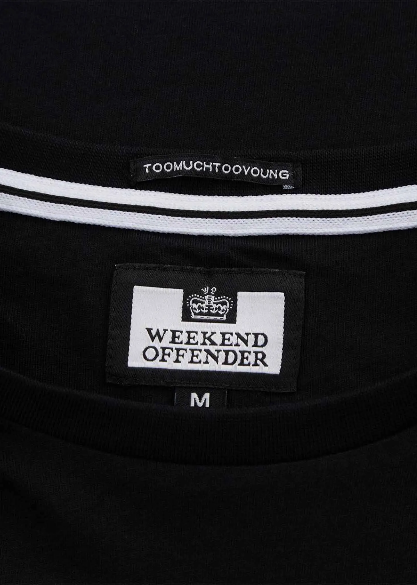 Prison sulphur tee - black