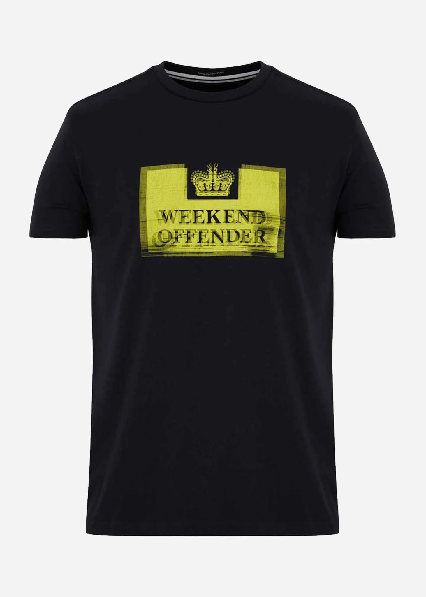 Prison sulphur tee - black