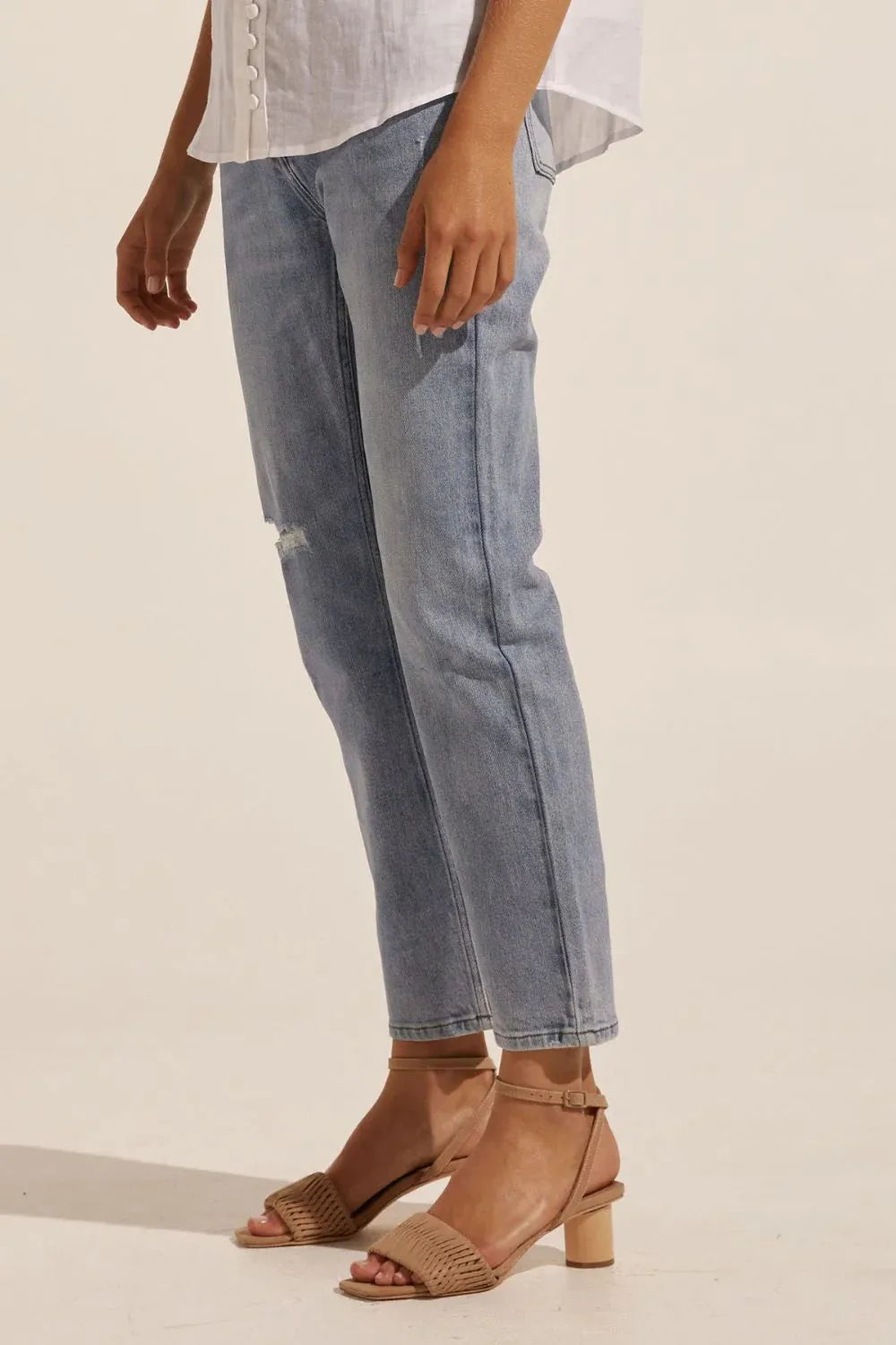 React Jean - Distressed Denim