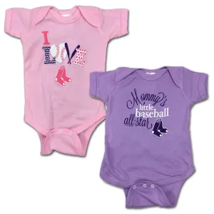 Red Sox Mommy's Little Baseball Allstar 2-Pack (Few Left!)