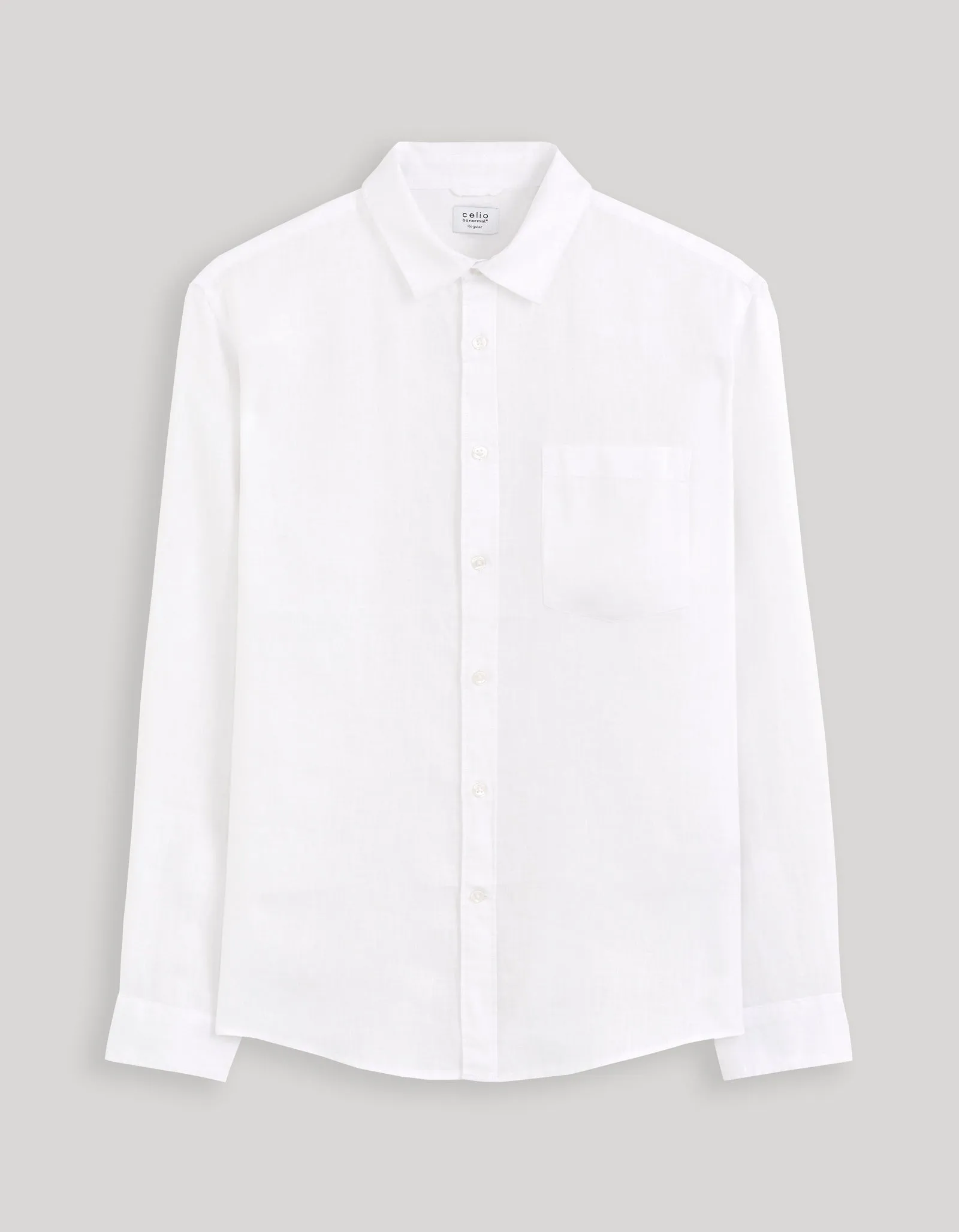 Regular shirt 100% linen
