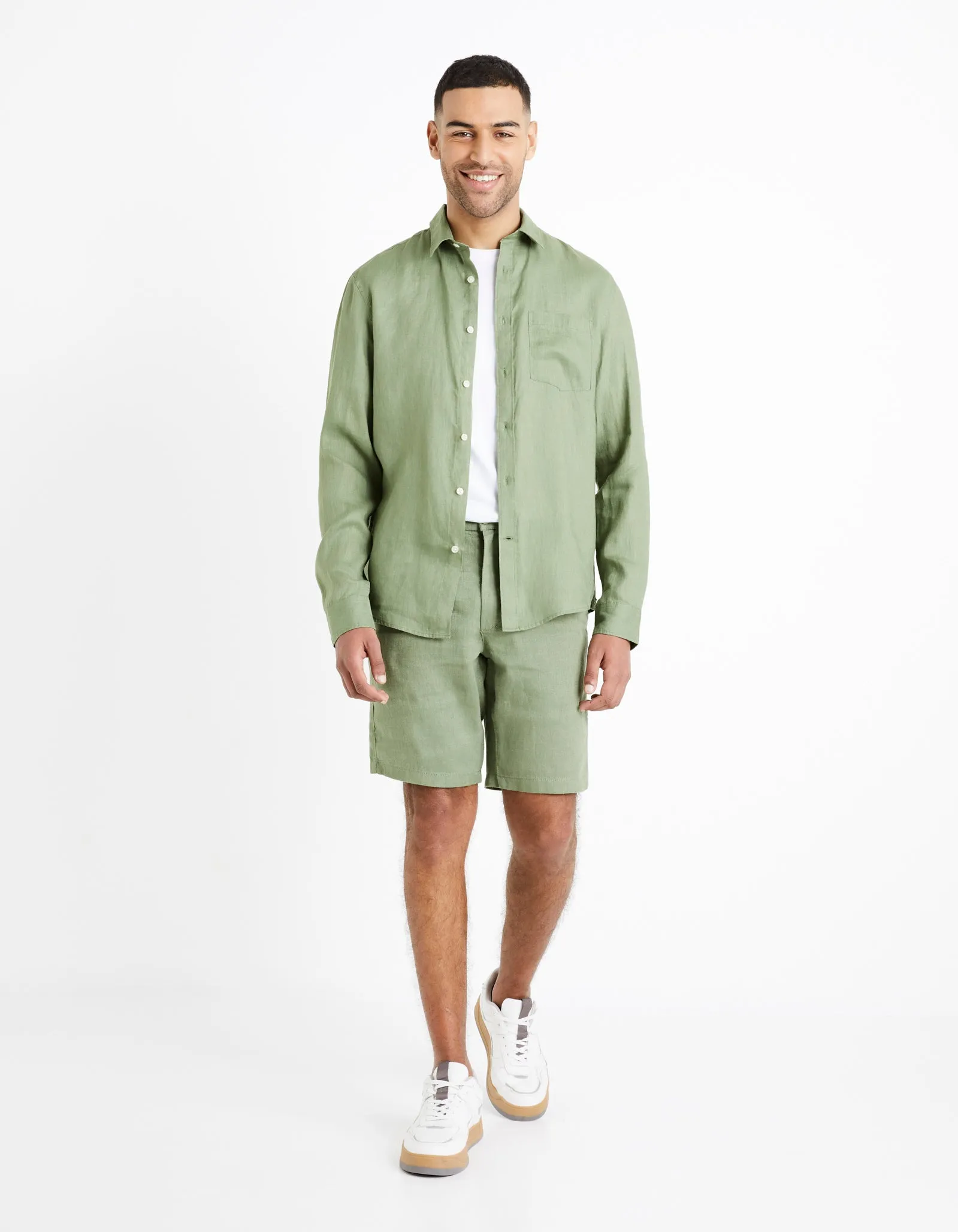 Regular shirt 100% linen