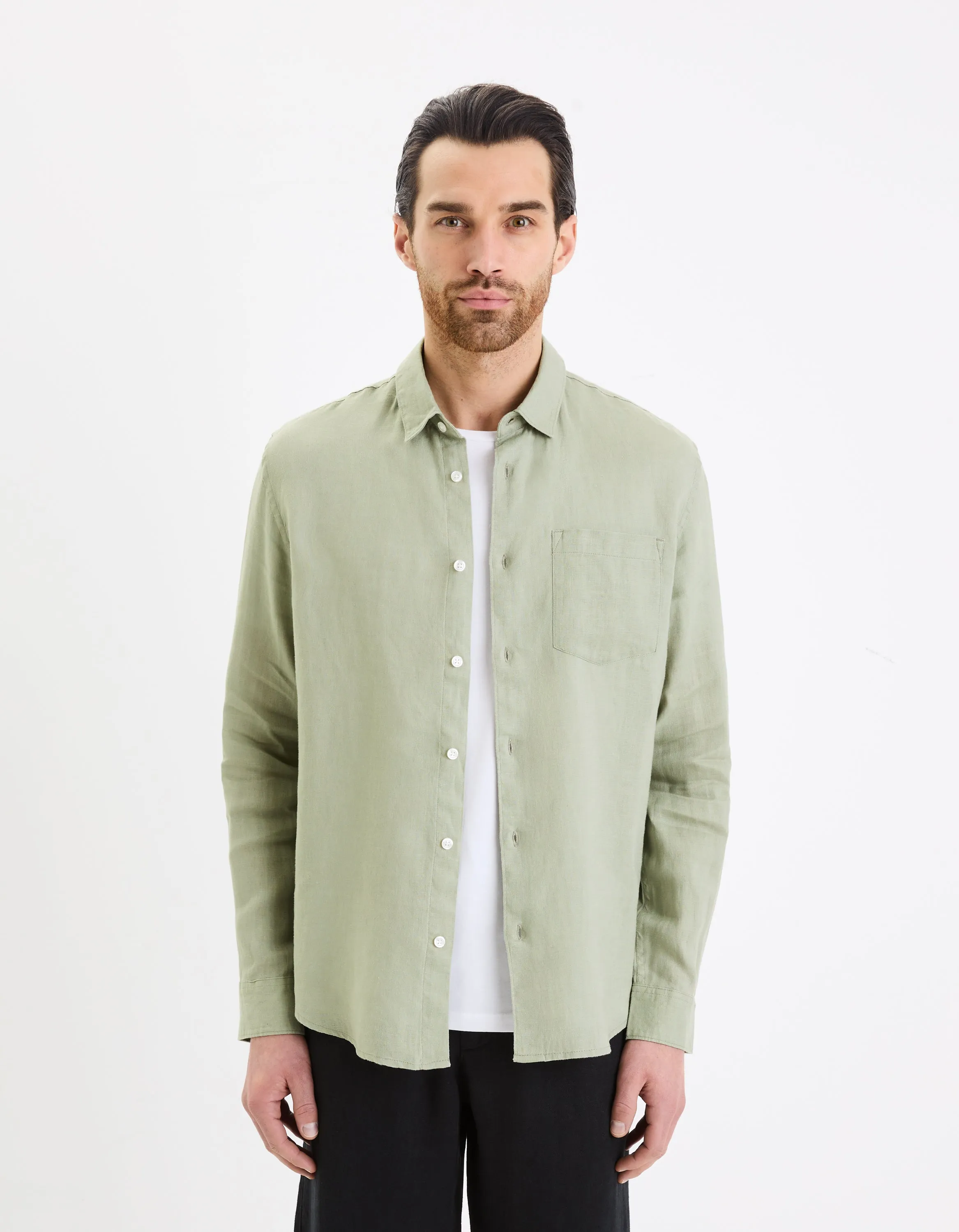 Regular shirt 100% linen
