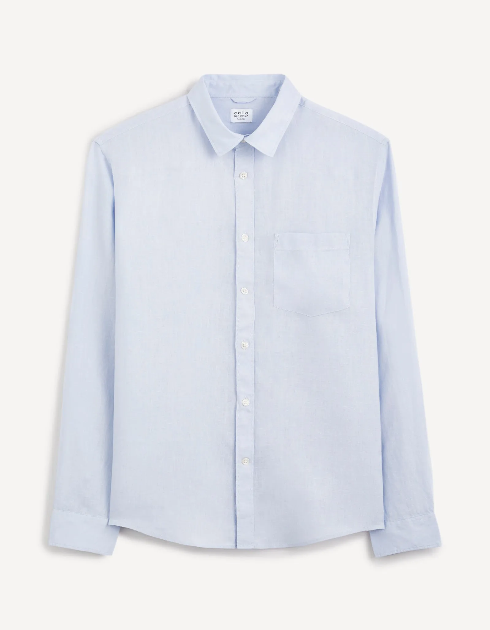 Regular shirt 100% linen