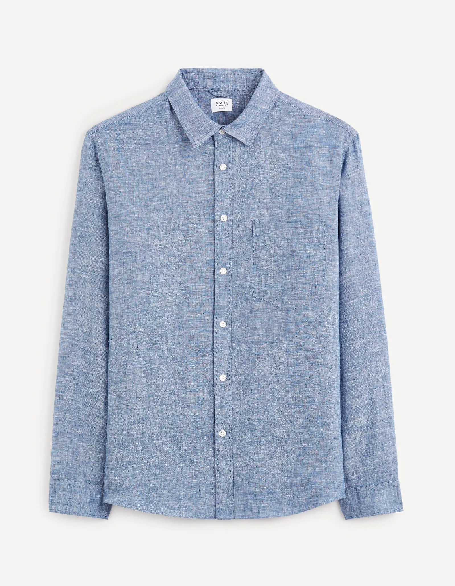 Regular shirt 100% linen