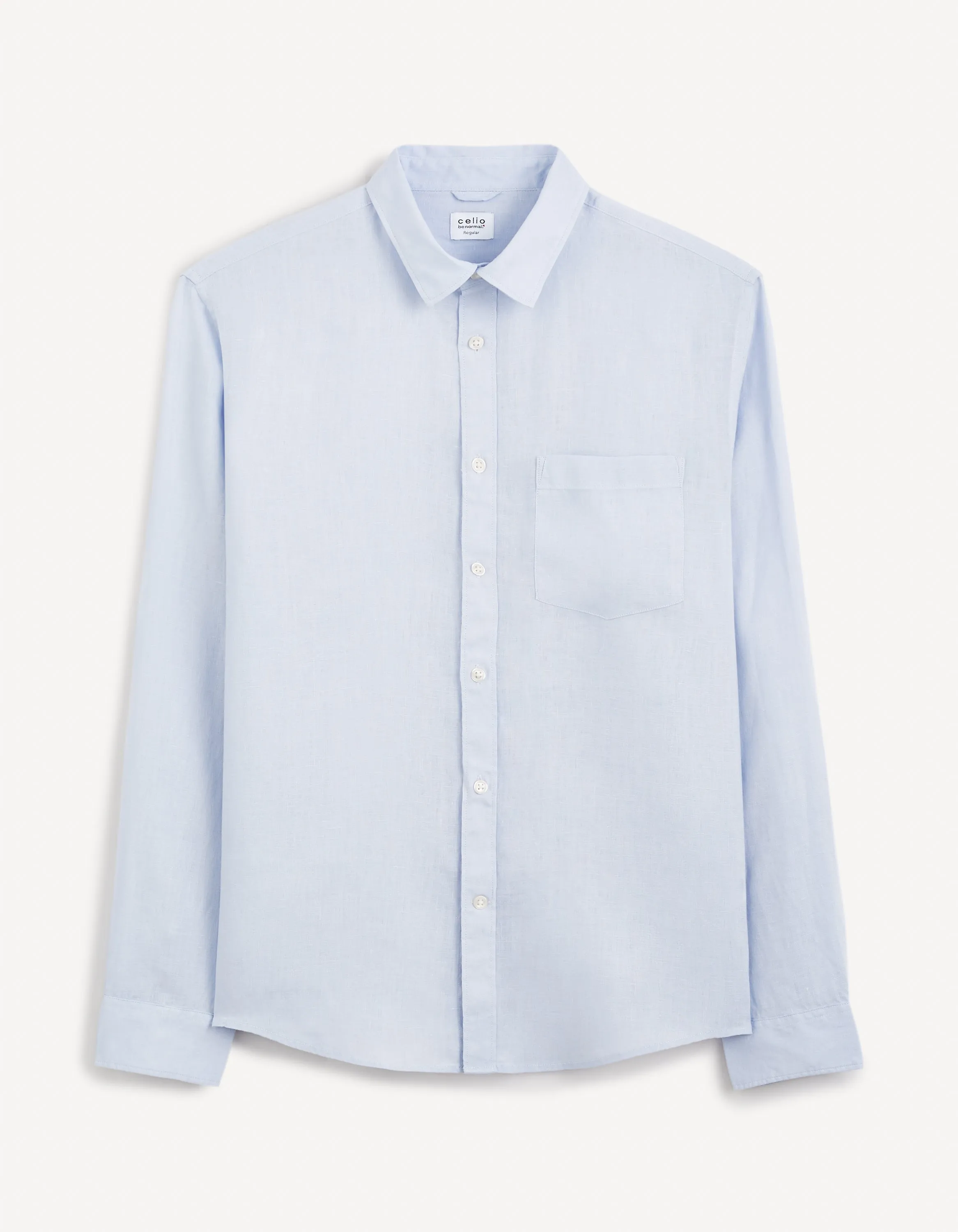 Regular shirt 100% linen