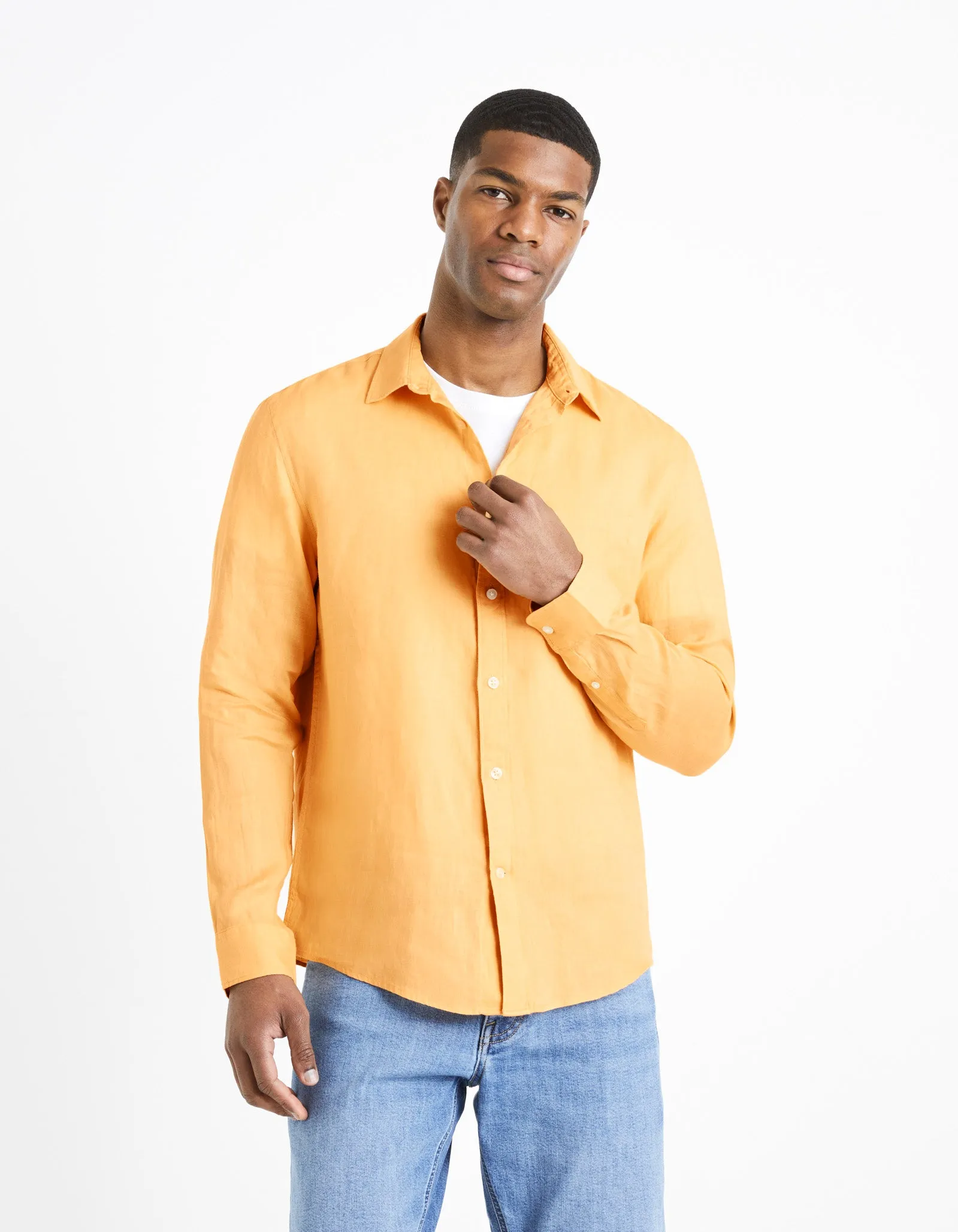 Regular shirt 100% linen