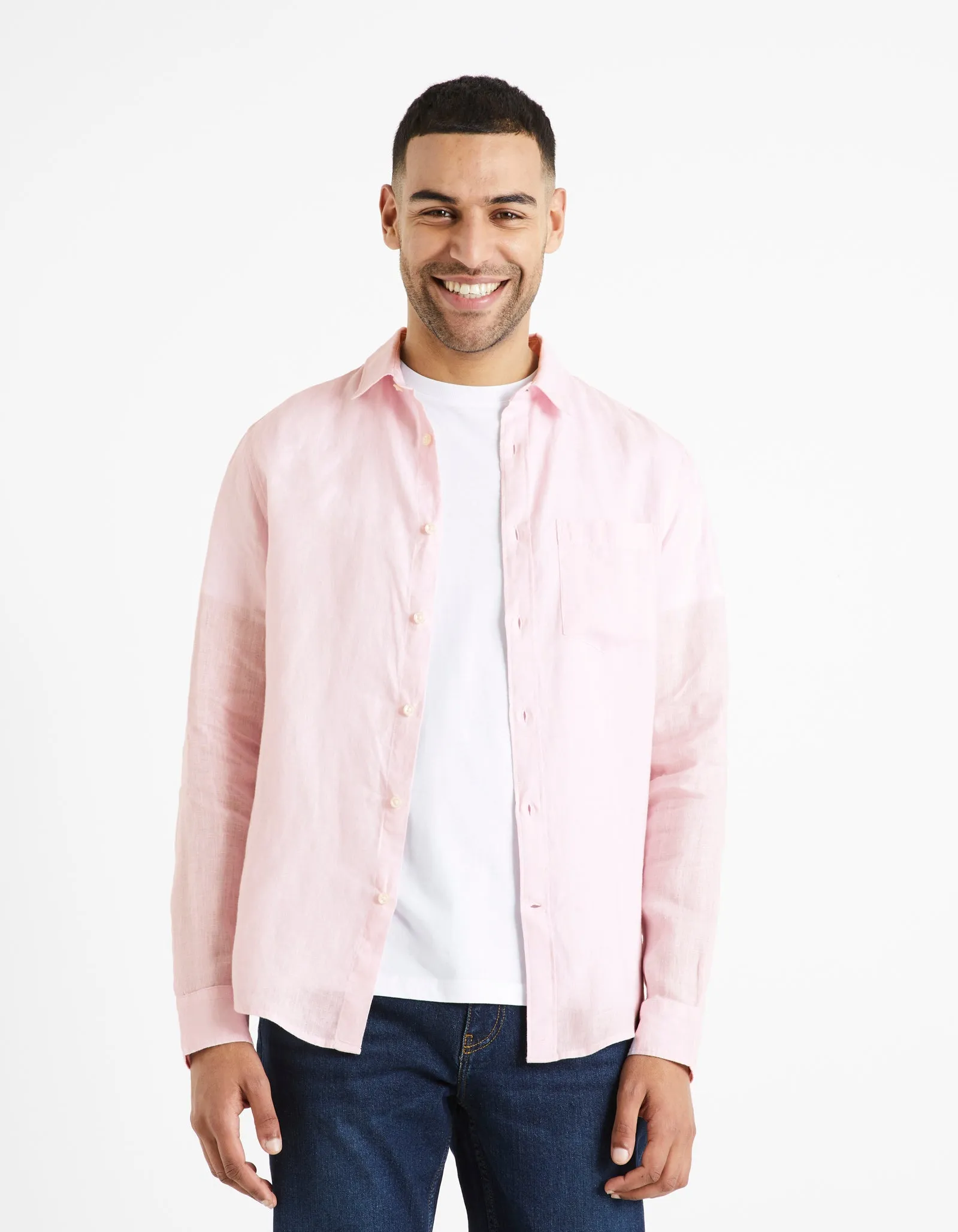 Regular shirt 100% linen