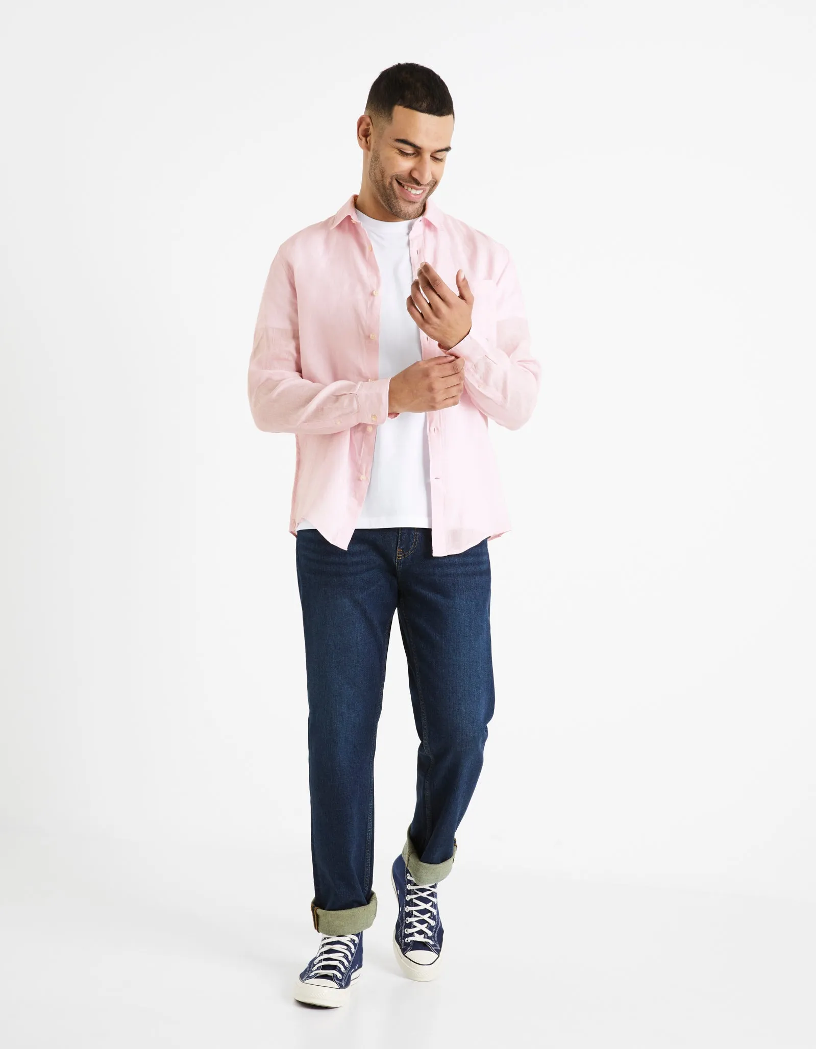 Regular shirt 100% linen
