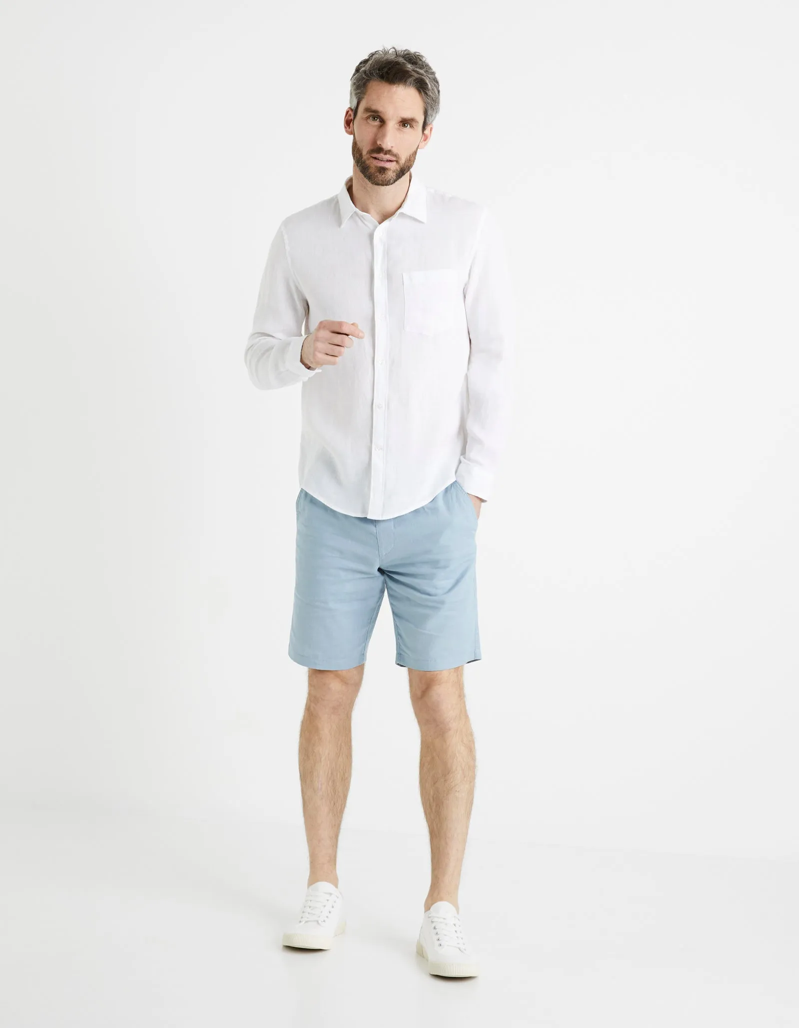 Regular shirt 100% linen