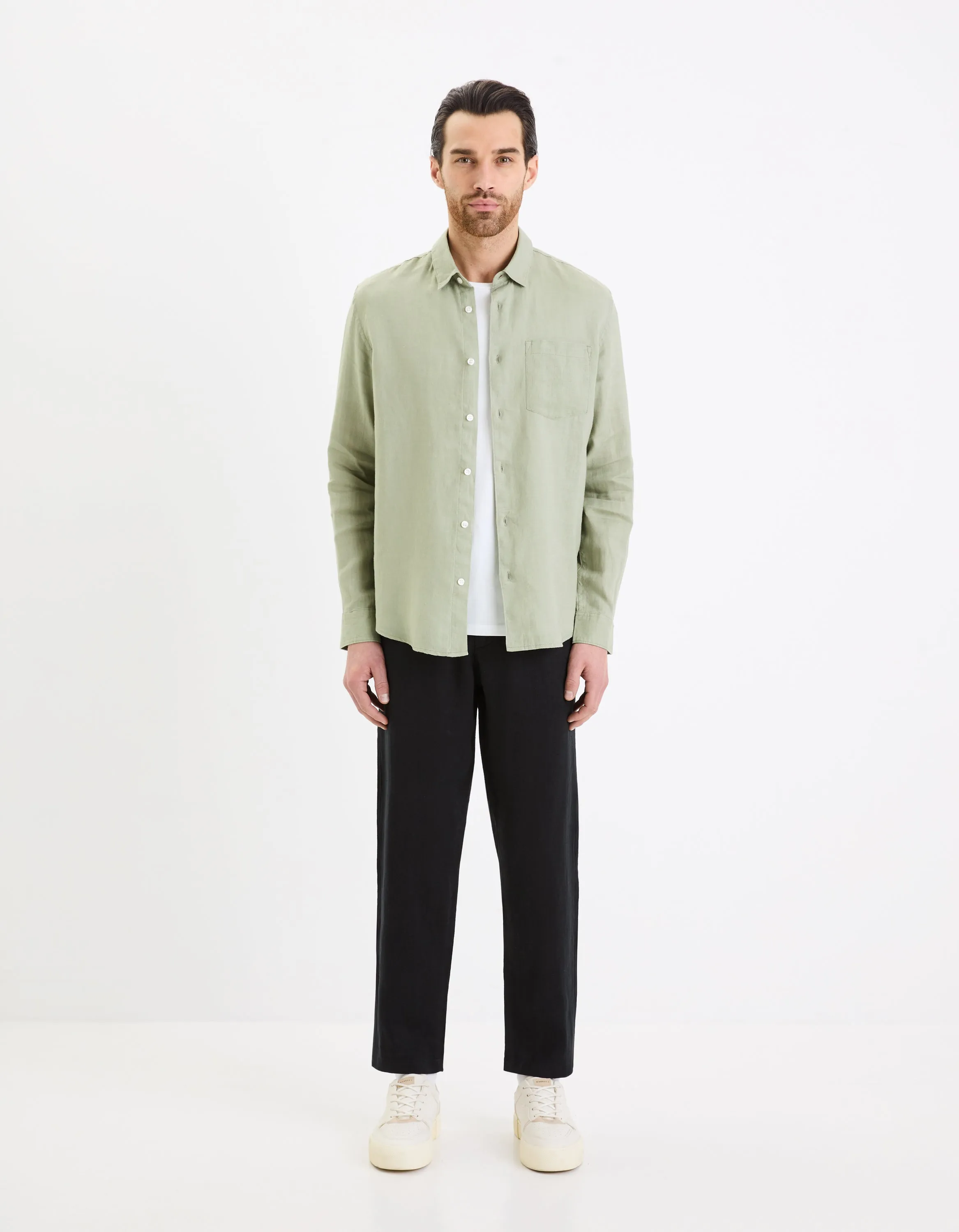 Regular shirt 100% linen