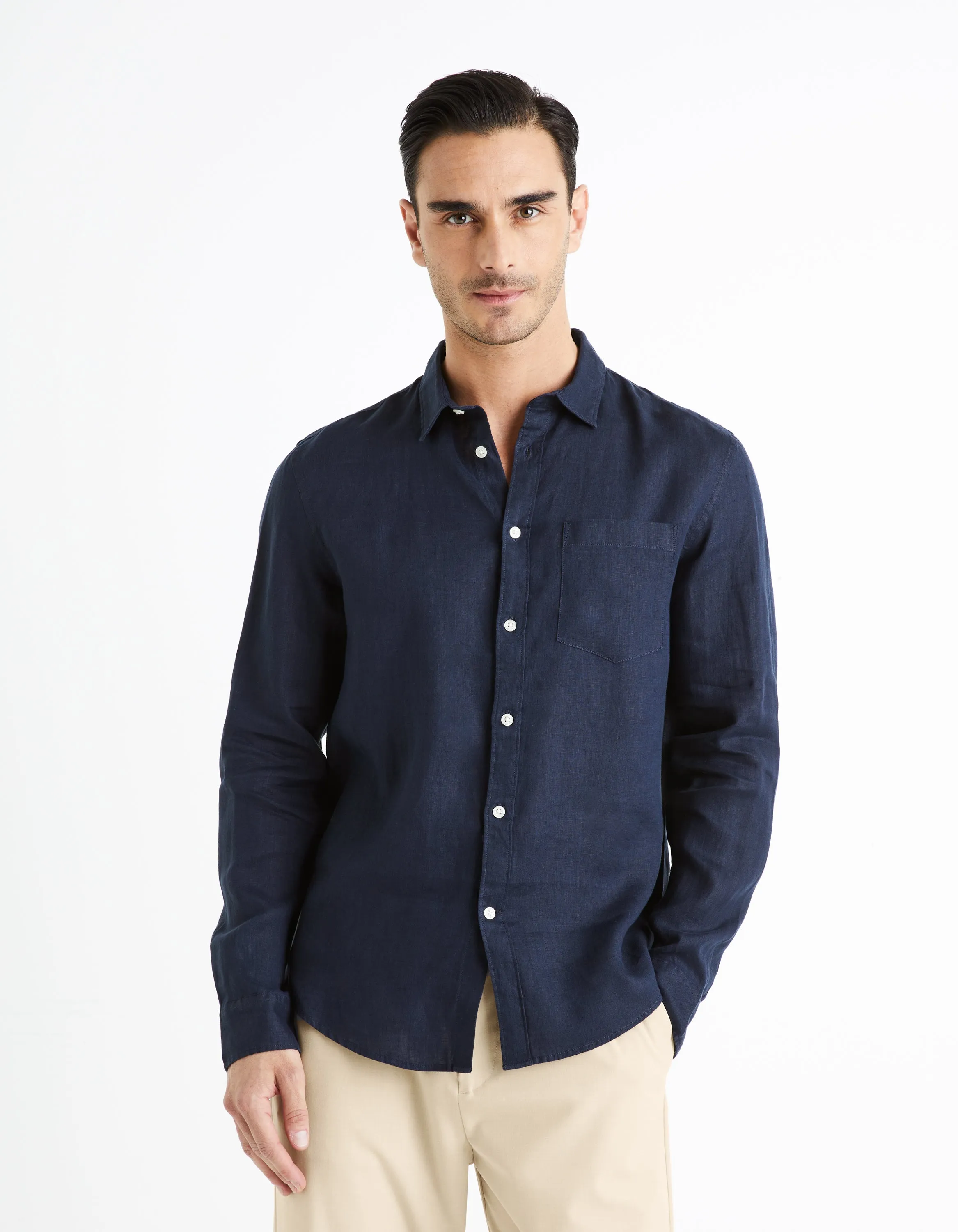 Regular shirt 100% linen
