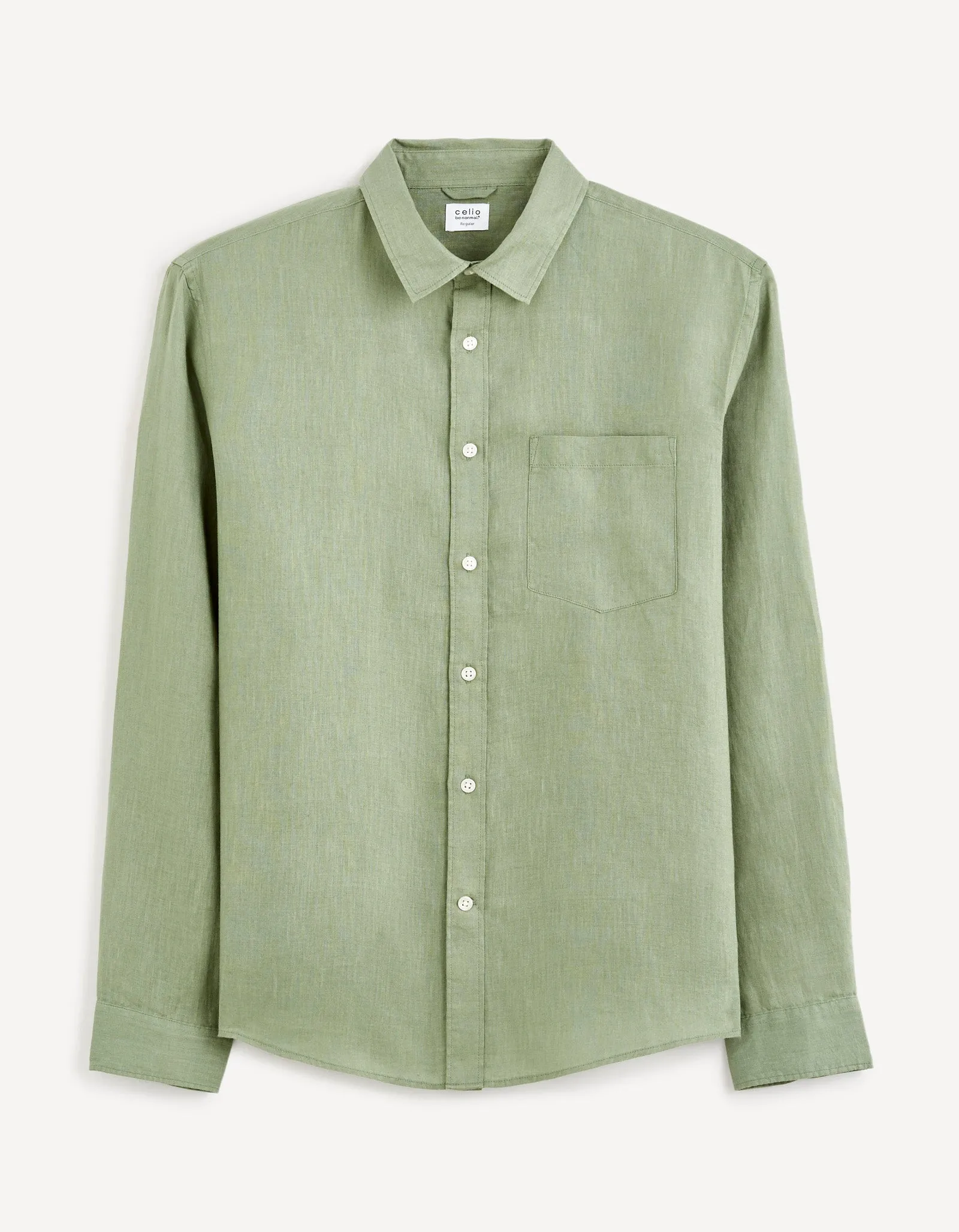 Regular shirt 100% linen