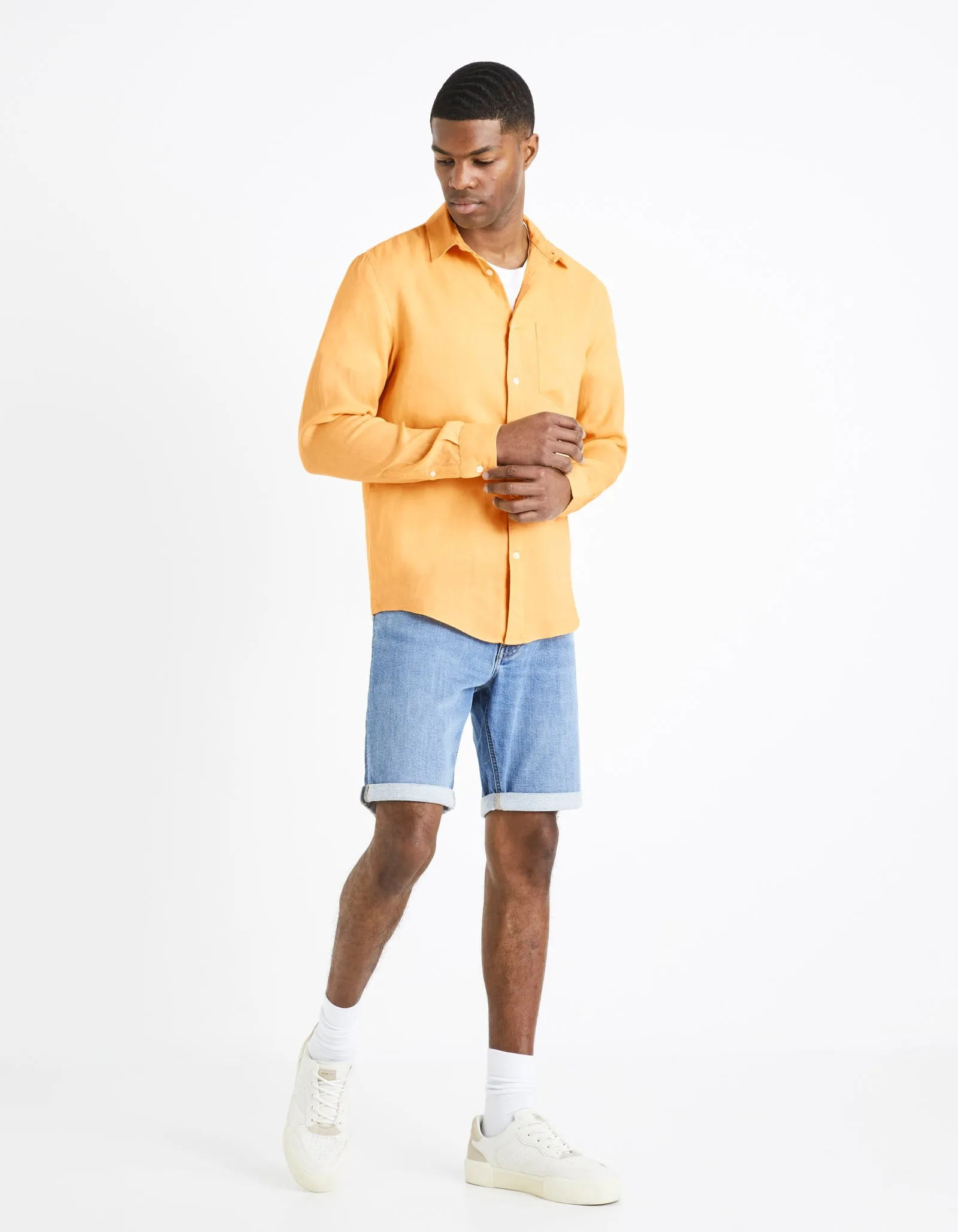 Regular shirt 100% linen