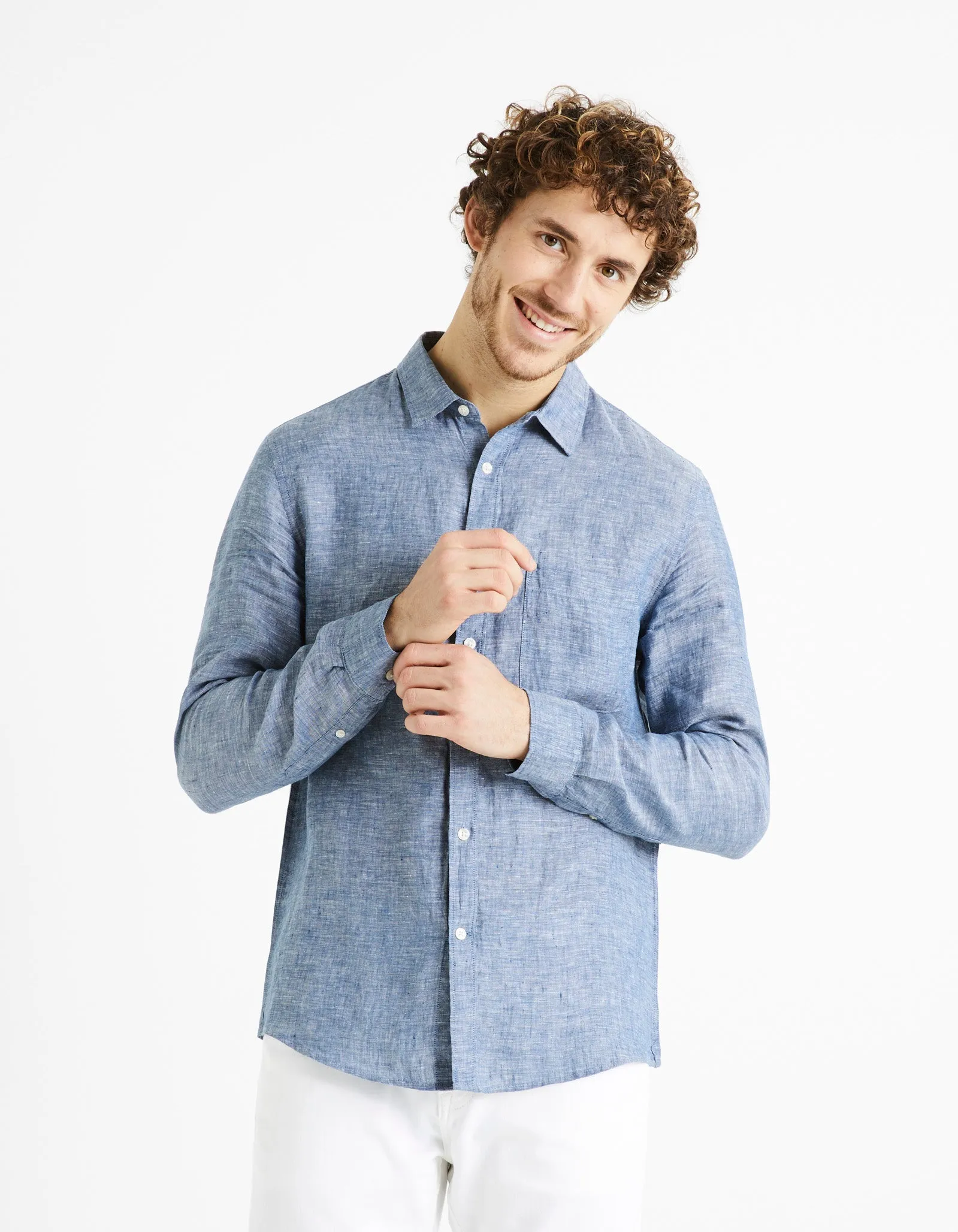 Regular shirt 100% linen