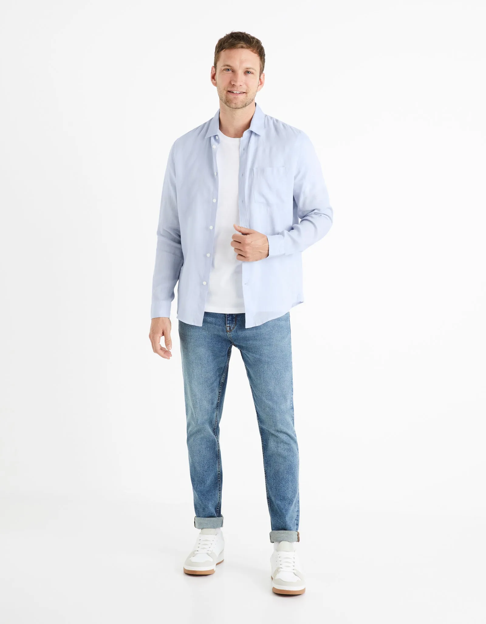 Regular shirt 100% linen