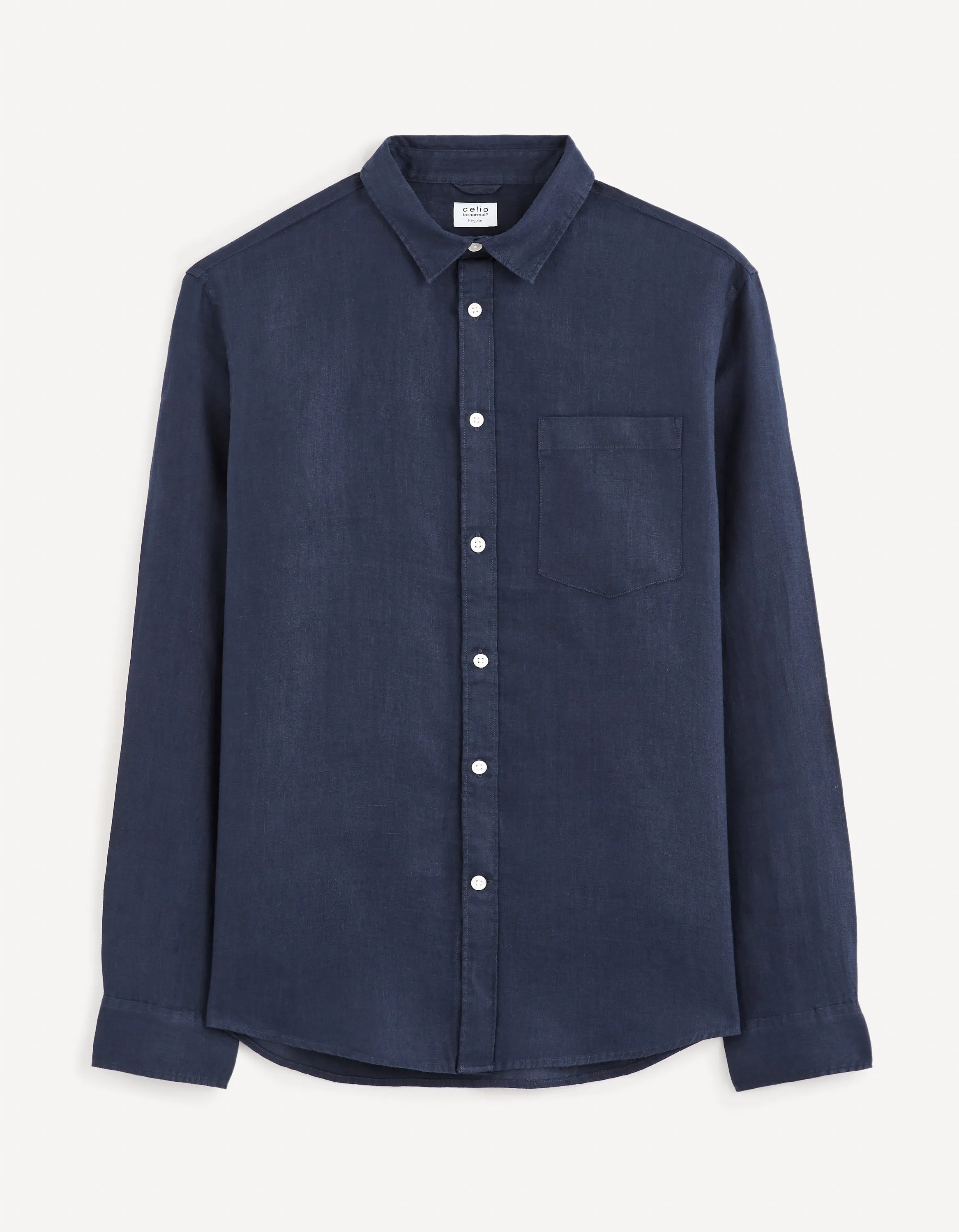 Regular shirt 100% linen