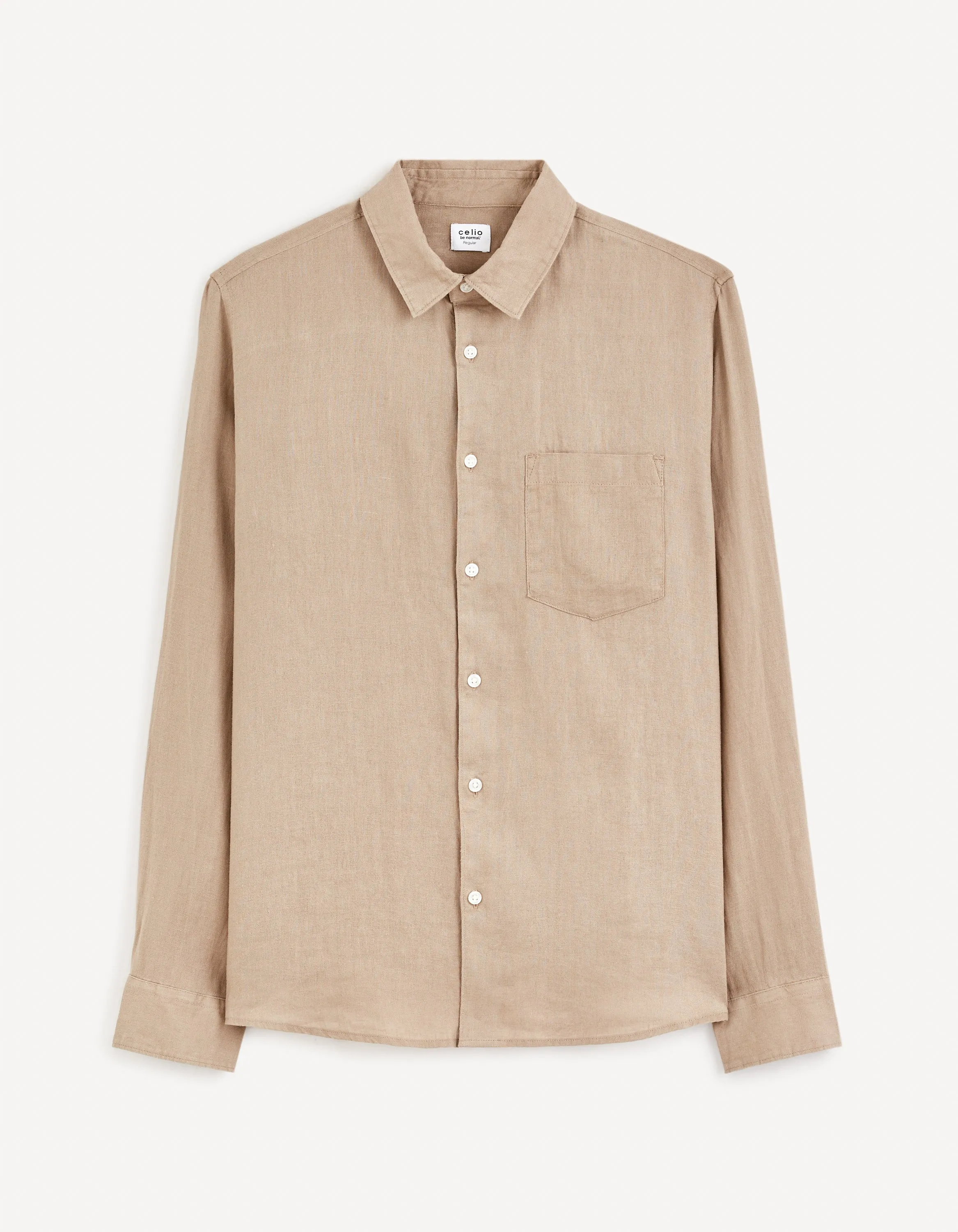 Regular shirt 100% linen