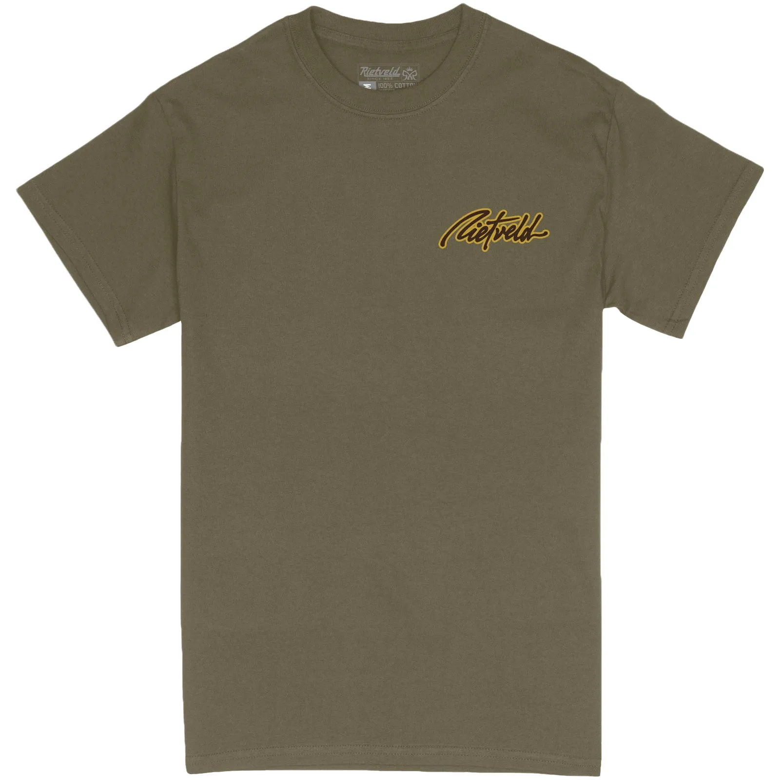 Rietveld Mens Weekend Warrior T-Shirt - Khaki