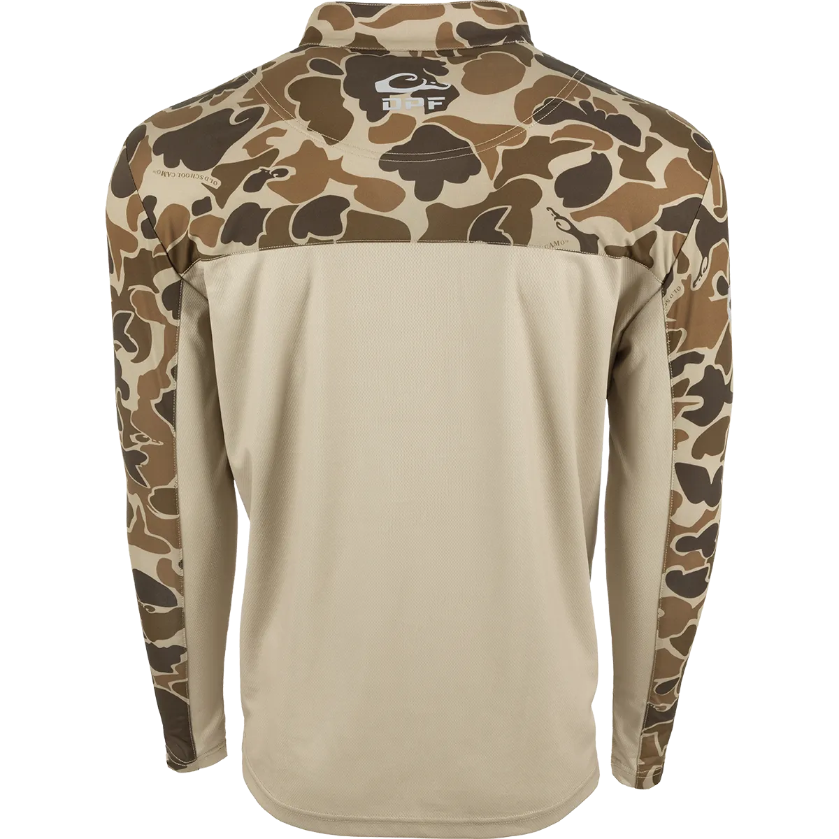 Shield 4 Arched Mesh Back 1/4 Zip L/S - Old School