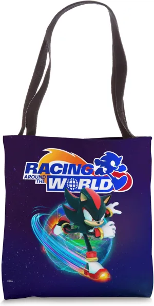 Sonic the Hedgehog - Racing Around the World Shadow Tote Bag