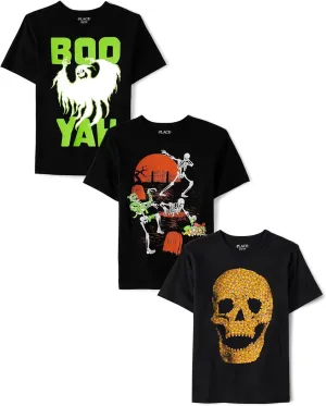 The Children's Place Boys' All Holidays Short Sleeve Graphic T-Shirts,multipacks