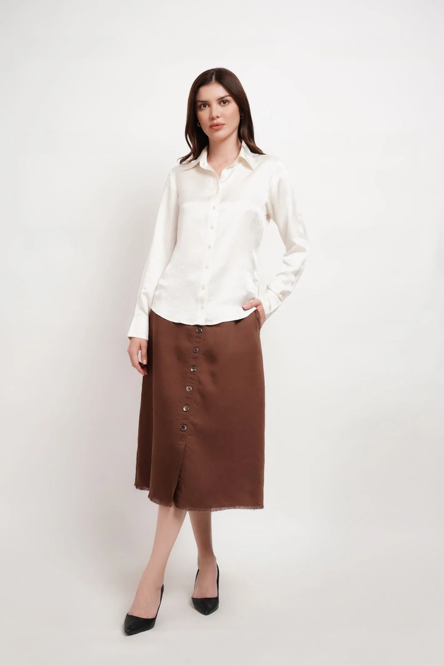 Vegan silk shirt