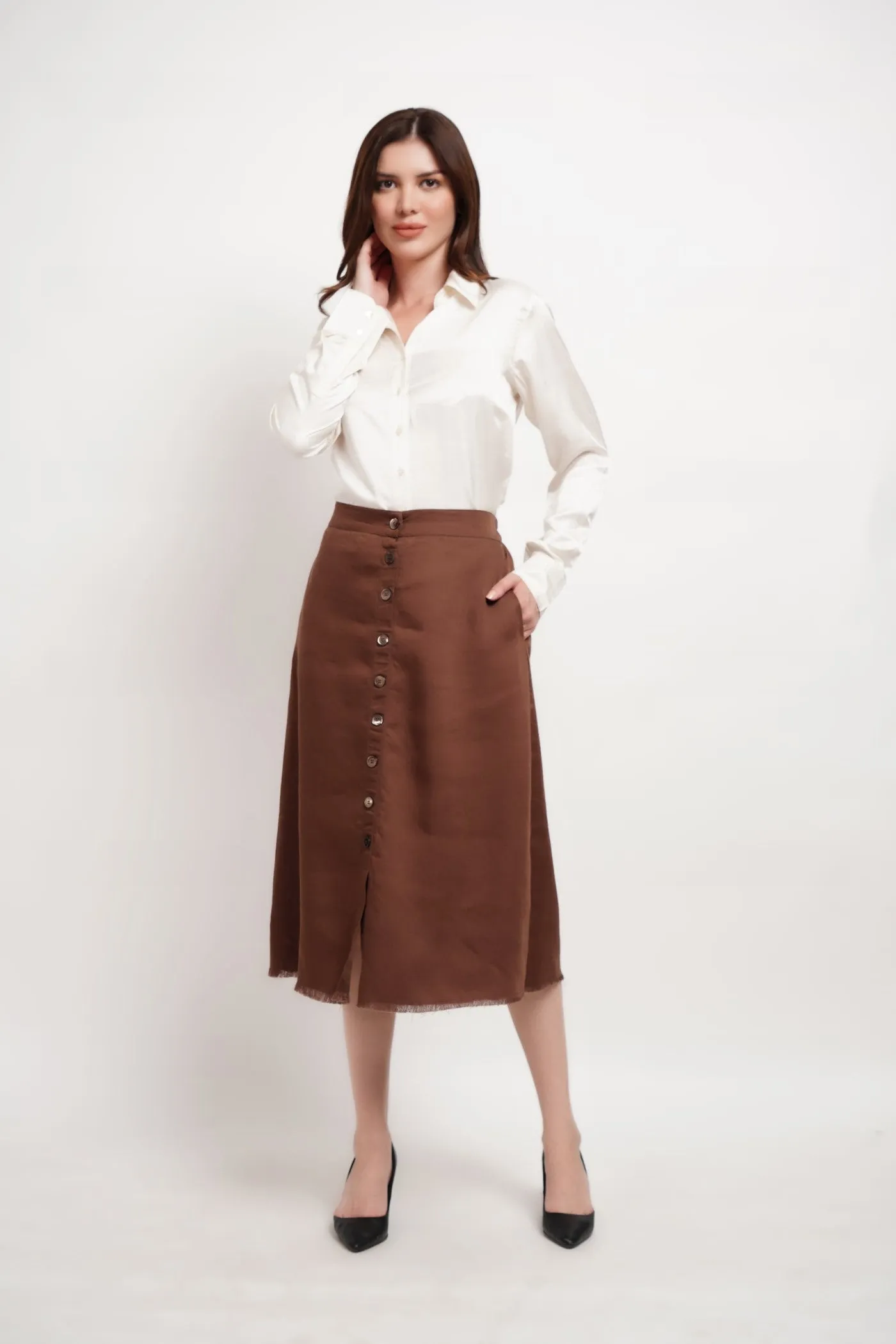 Vegan silk shirt