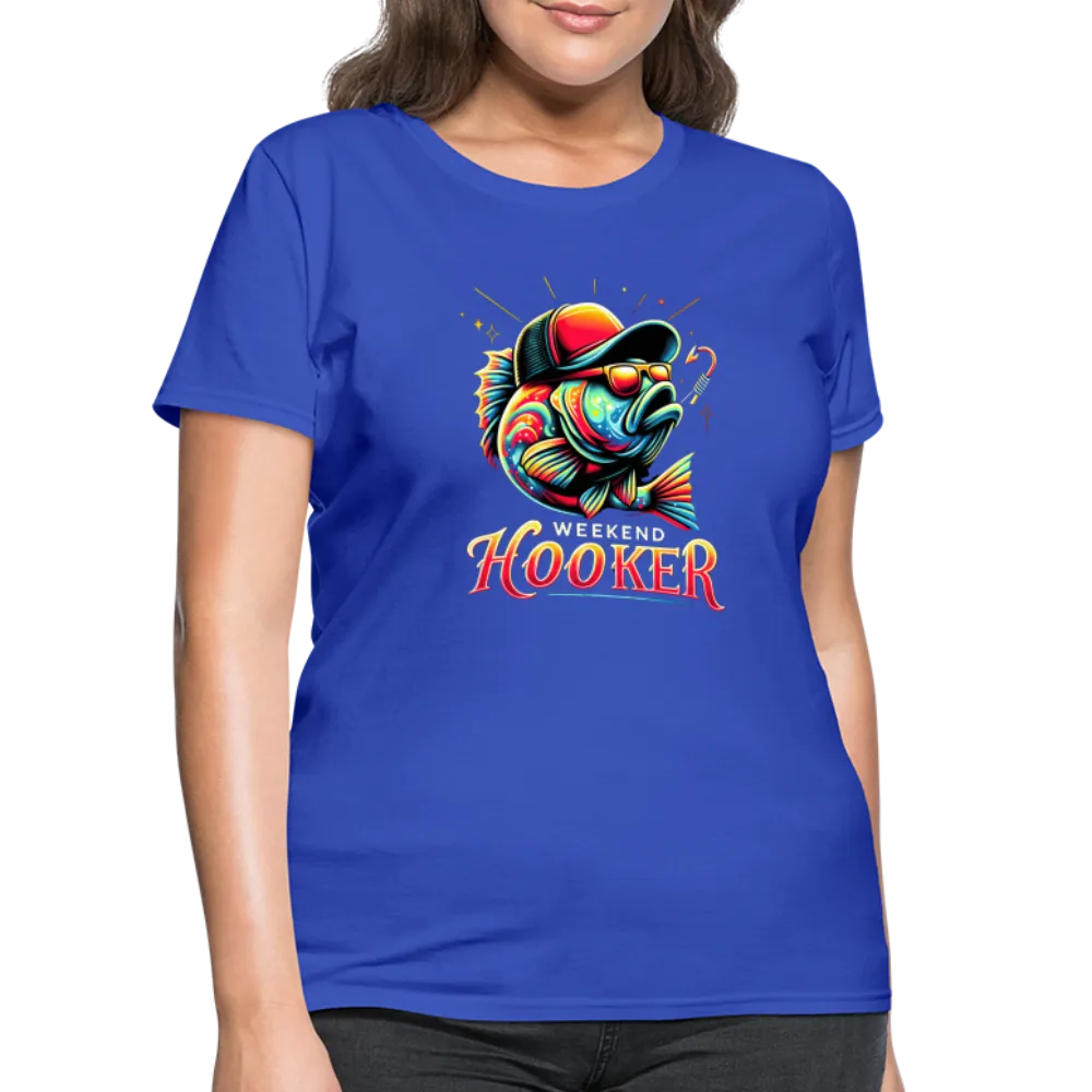 Weekend Hooker Fishing Women's Contoured T-Shirt