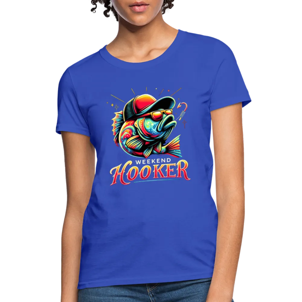 Weekend Hooker Fishing Women's Contoured T-Shirt