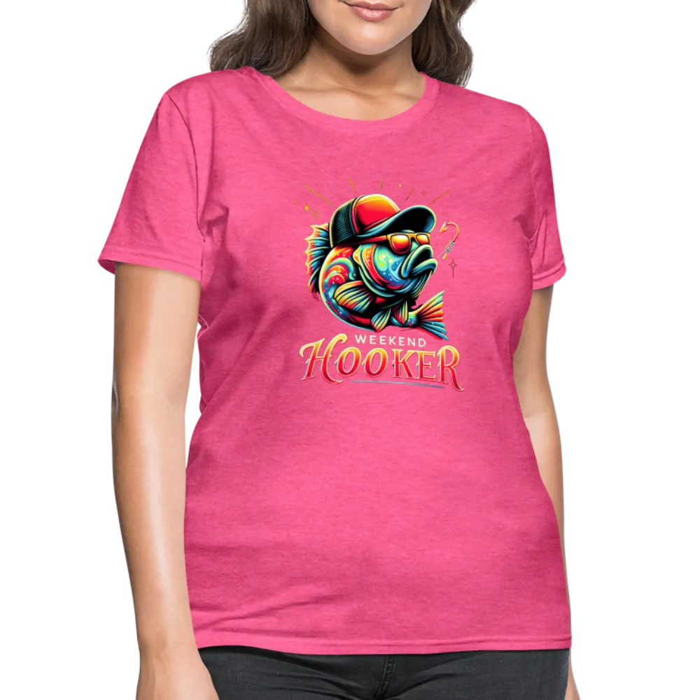 Weekend Hooker Fishing Women's Contoured T-Shirt