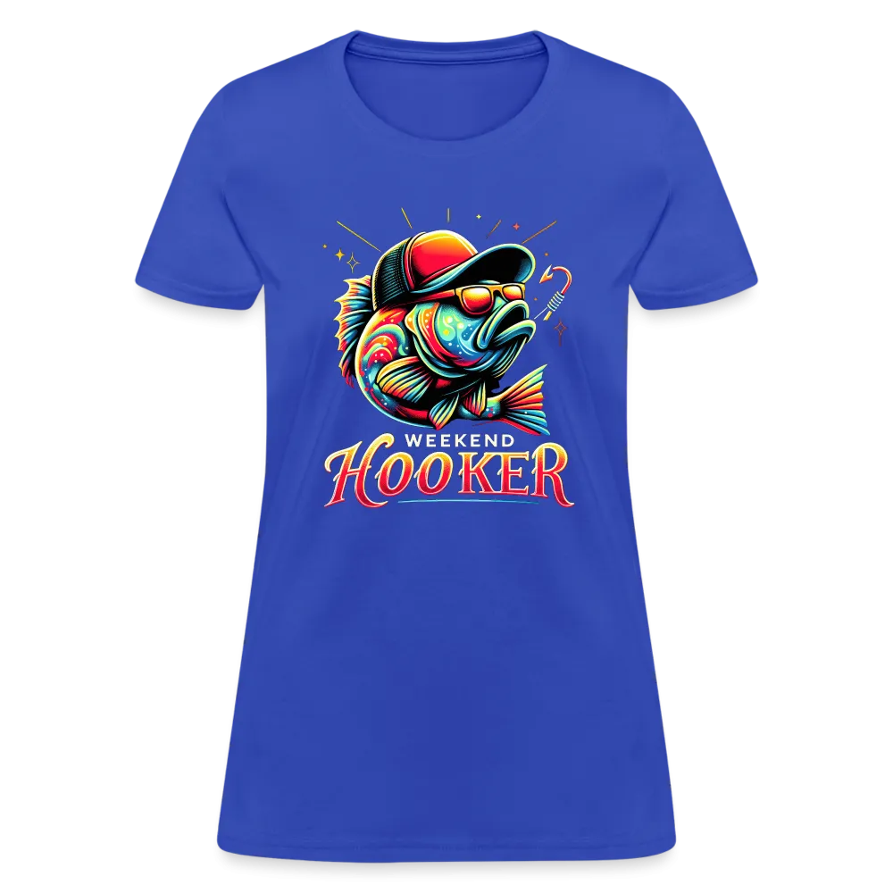 Weekend Hooker Fishing Women's Contoured T-Shirt
