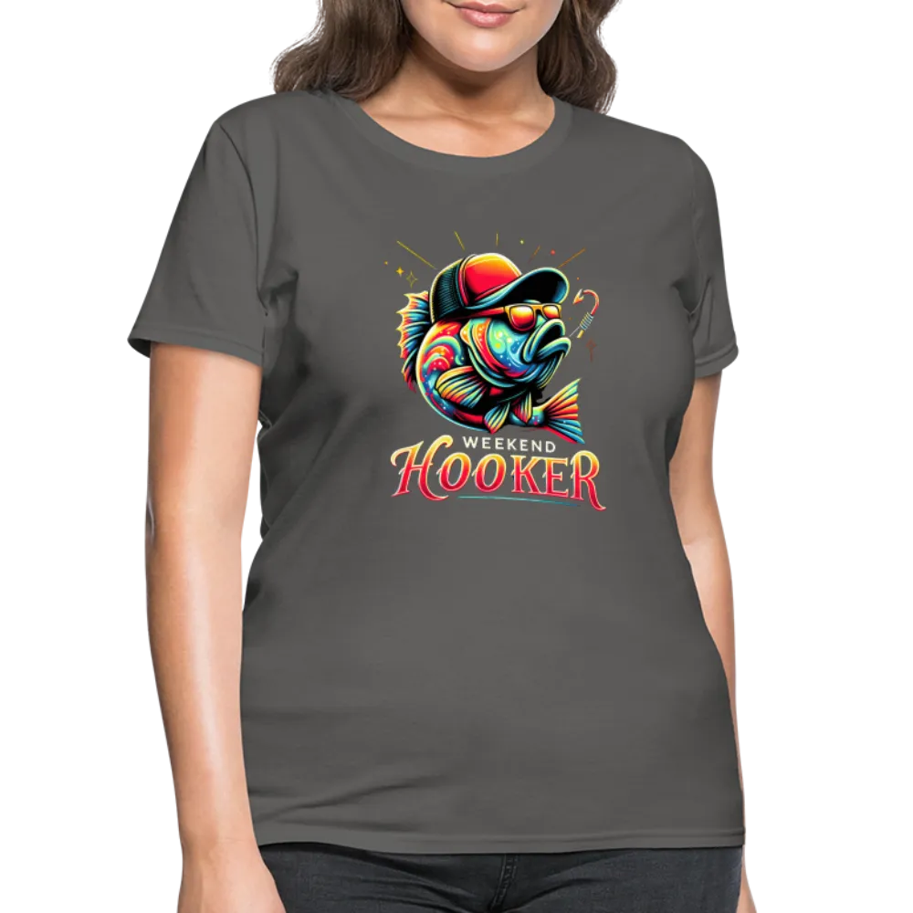 Weekend Hooker Fishing Women's Contoured T-Shirt