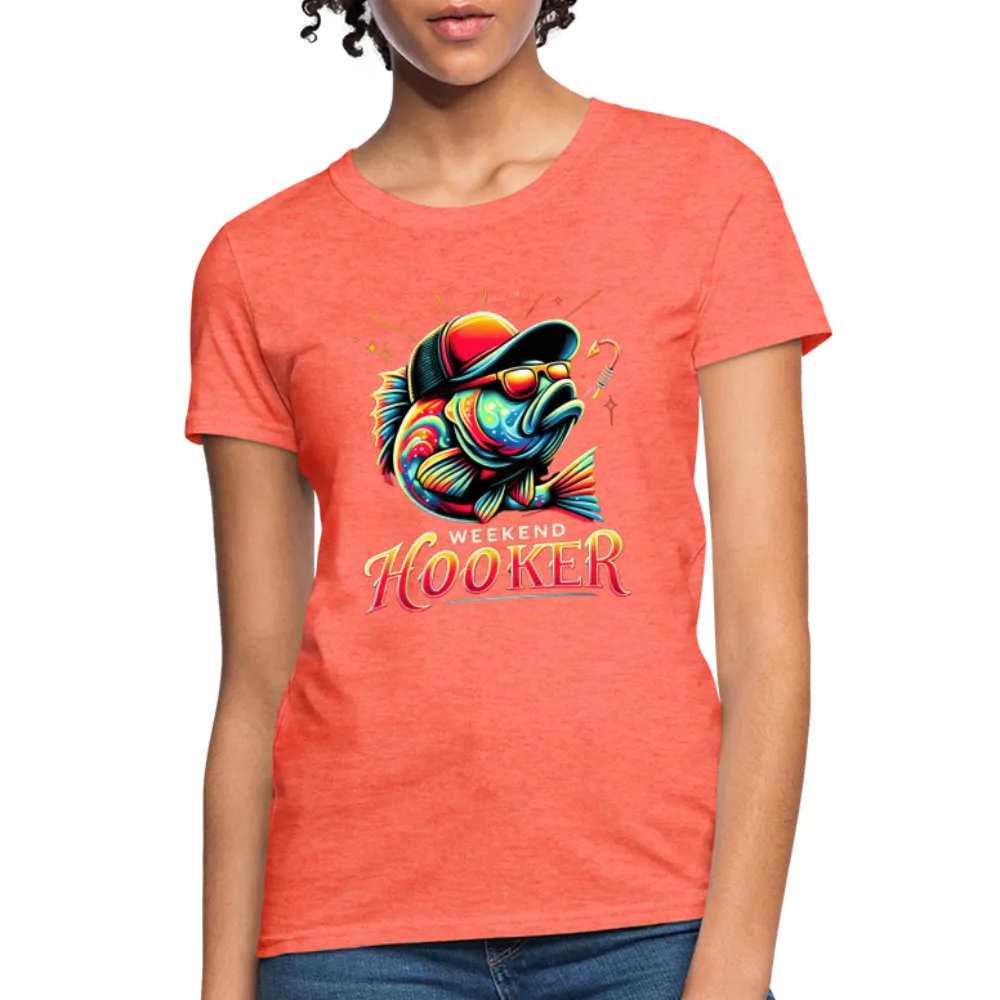 Weekend Hooker Fishing Women's Contoured T-Shirt