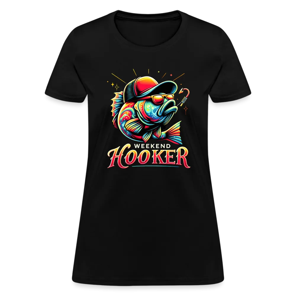 Weekend Hooker Fishing Women's Contoured T-Shirt