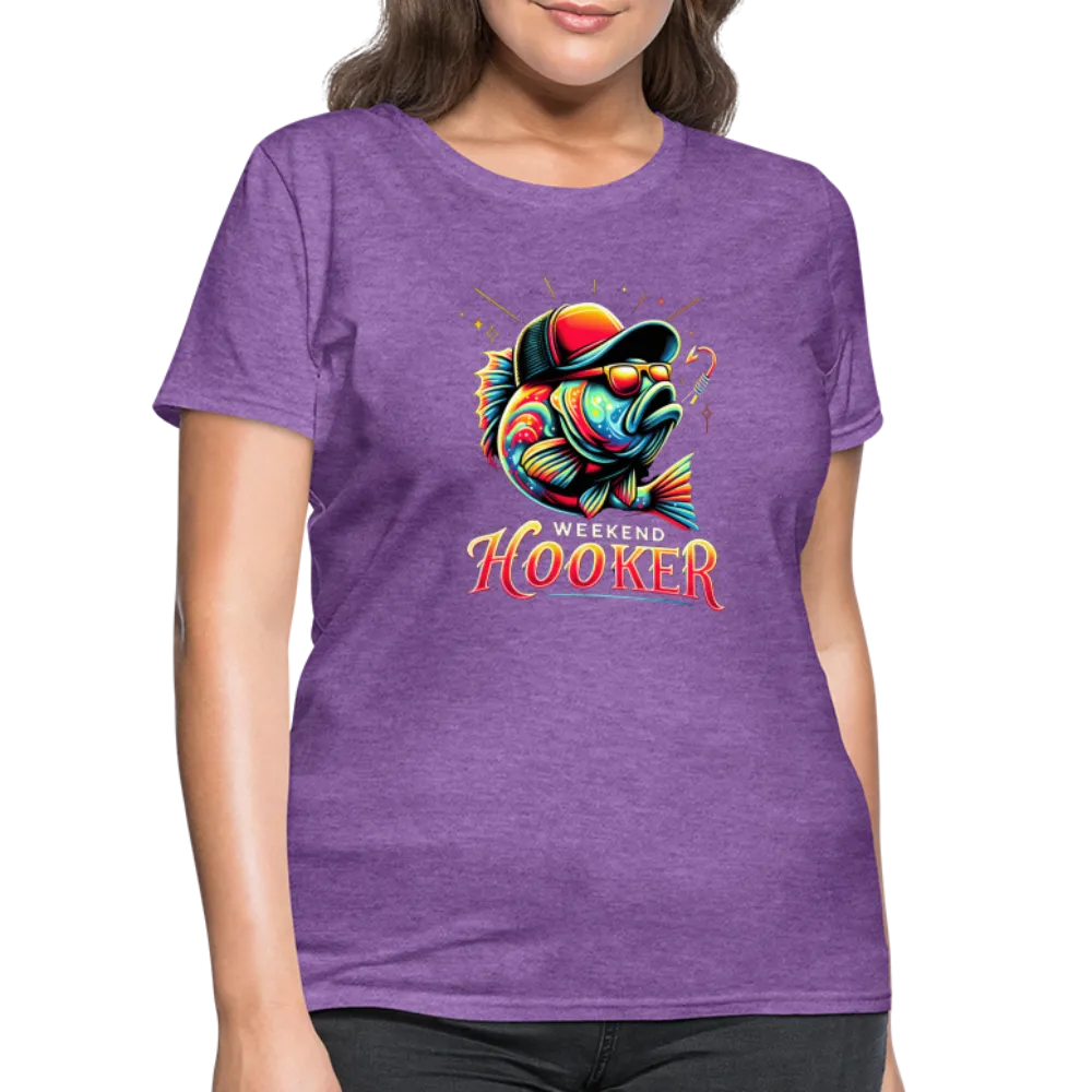 Weekend Hooker Fishing Women's Contoured T-Shirt