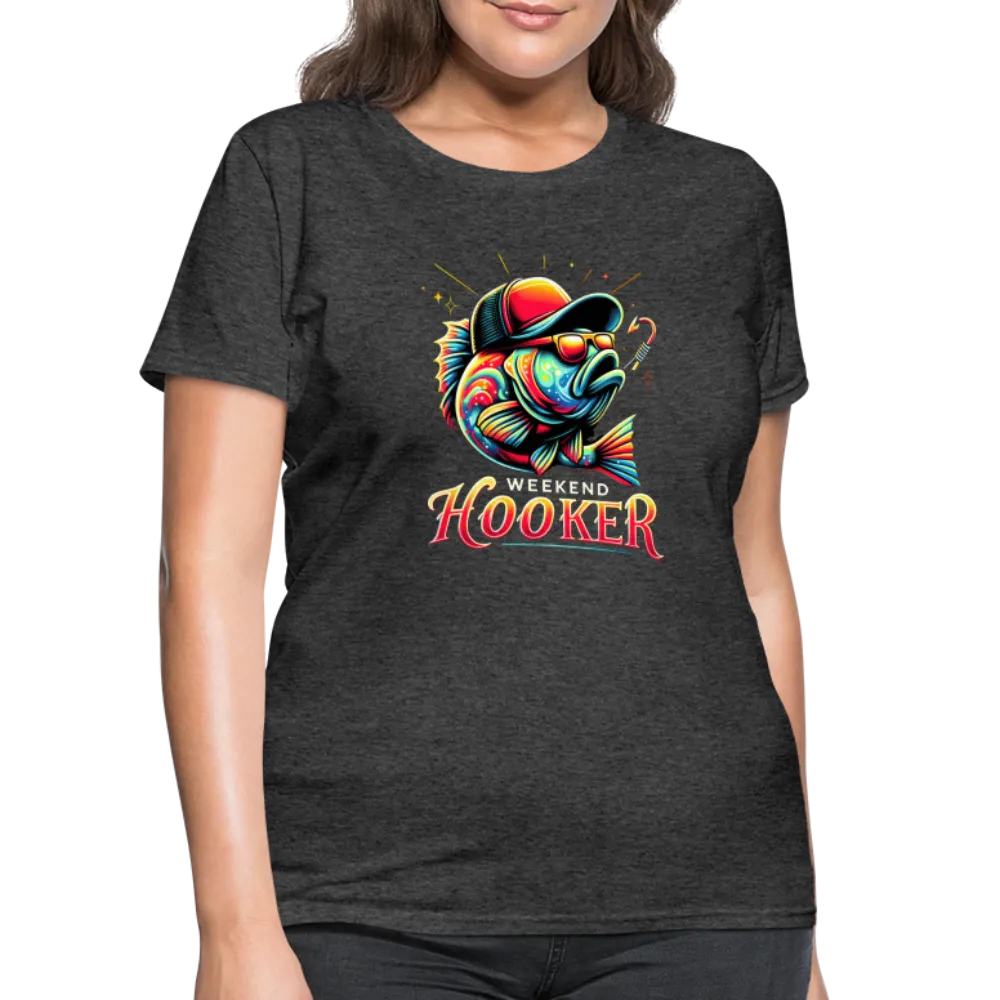 Weekend Hooker Fishing Women's Contoured T-Shirt