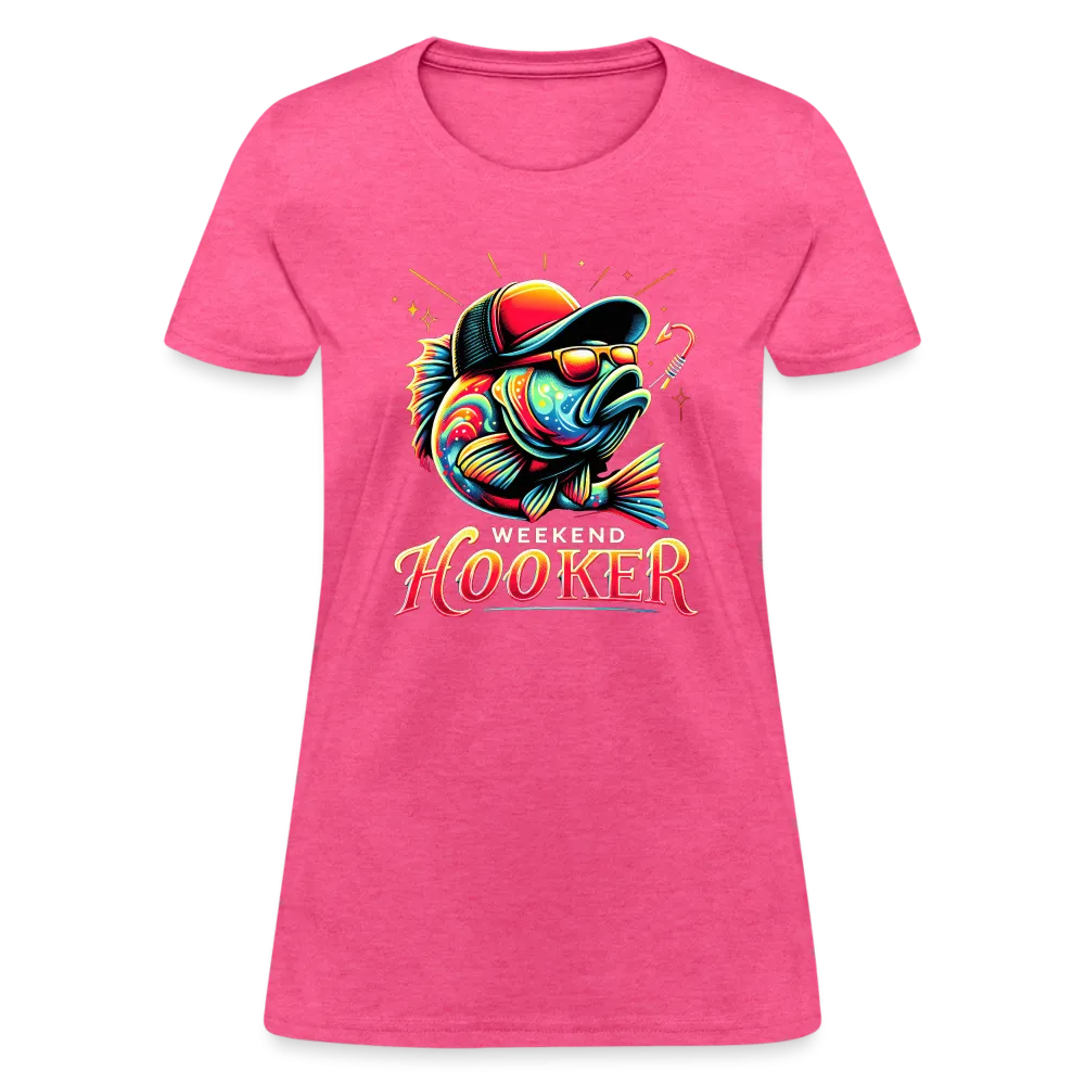 Weekend Hooker Fishing Women's Contoured T-Shirt