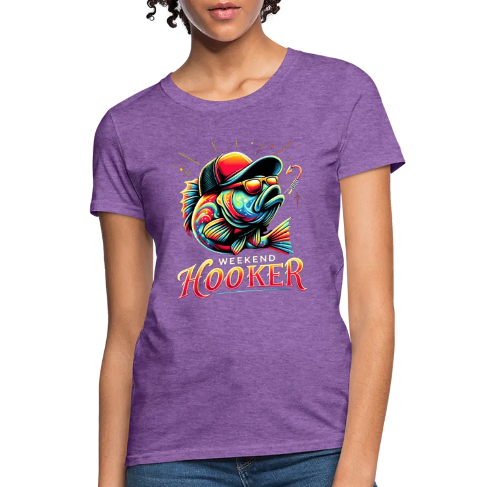 Weekend Hooker Fishing Women's Contoured T-Shirt