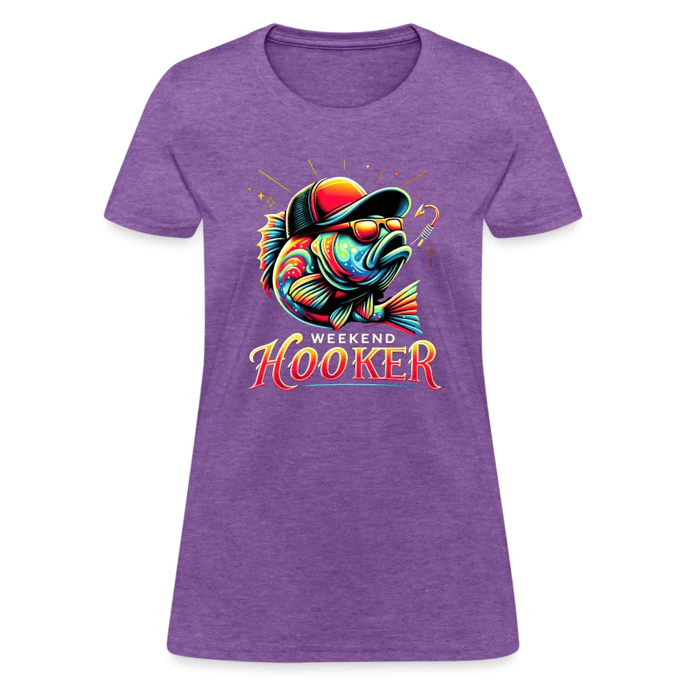 Weekend Hooker Fishing Women's Contoured T-Shirt